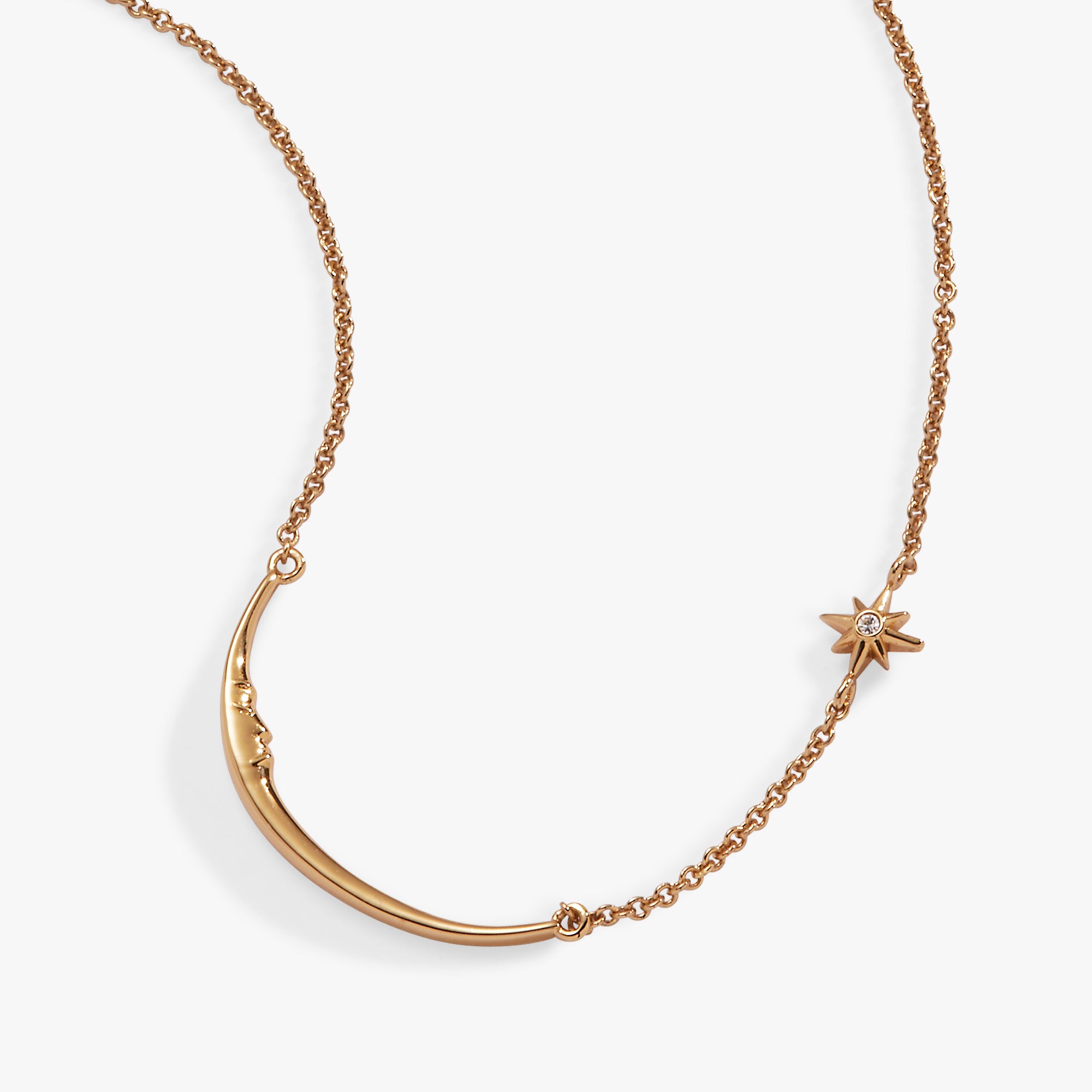 Crescent Moon Necklace for Women - Elegant Silver Moon Pendant Jewelry Gift for Her - Perfect for Everyday Wear, Date Nights & Special Occasions