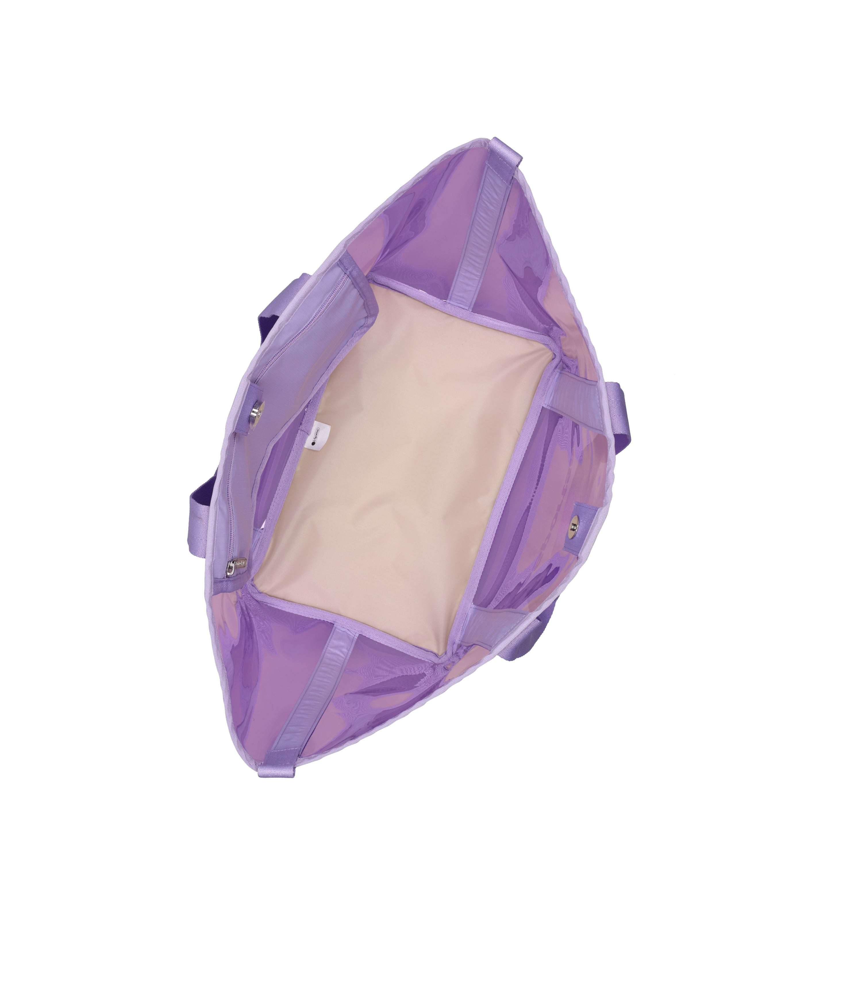 Stylish Clear East/West Tote Bag for Women - Waterproof & Durable Shopping Tote - Perfect for Beach, Gym, Travel & Daily Use