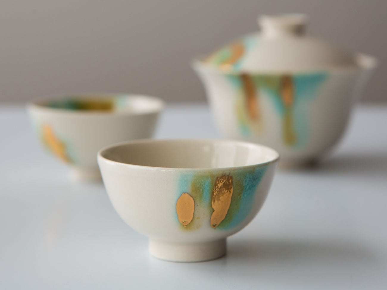 Vintage Mid Century Modern Coffee Cups - Set of 2 Retro Ceramic Mugs for Home, Office & Gift Giving
