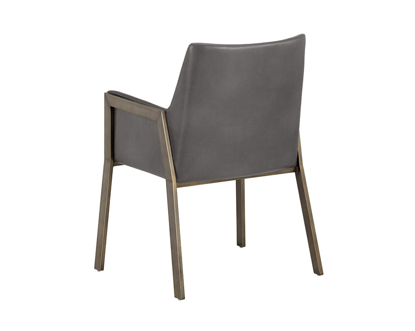 Bernadette Dining Armchair - Modern Upholstered Dining Chair with Wooden Legs for Kitchen, Dining Room & Home Decor | Comfortable & Stylish Seating Solution