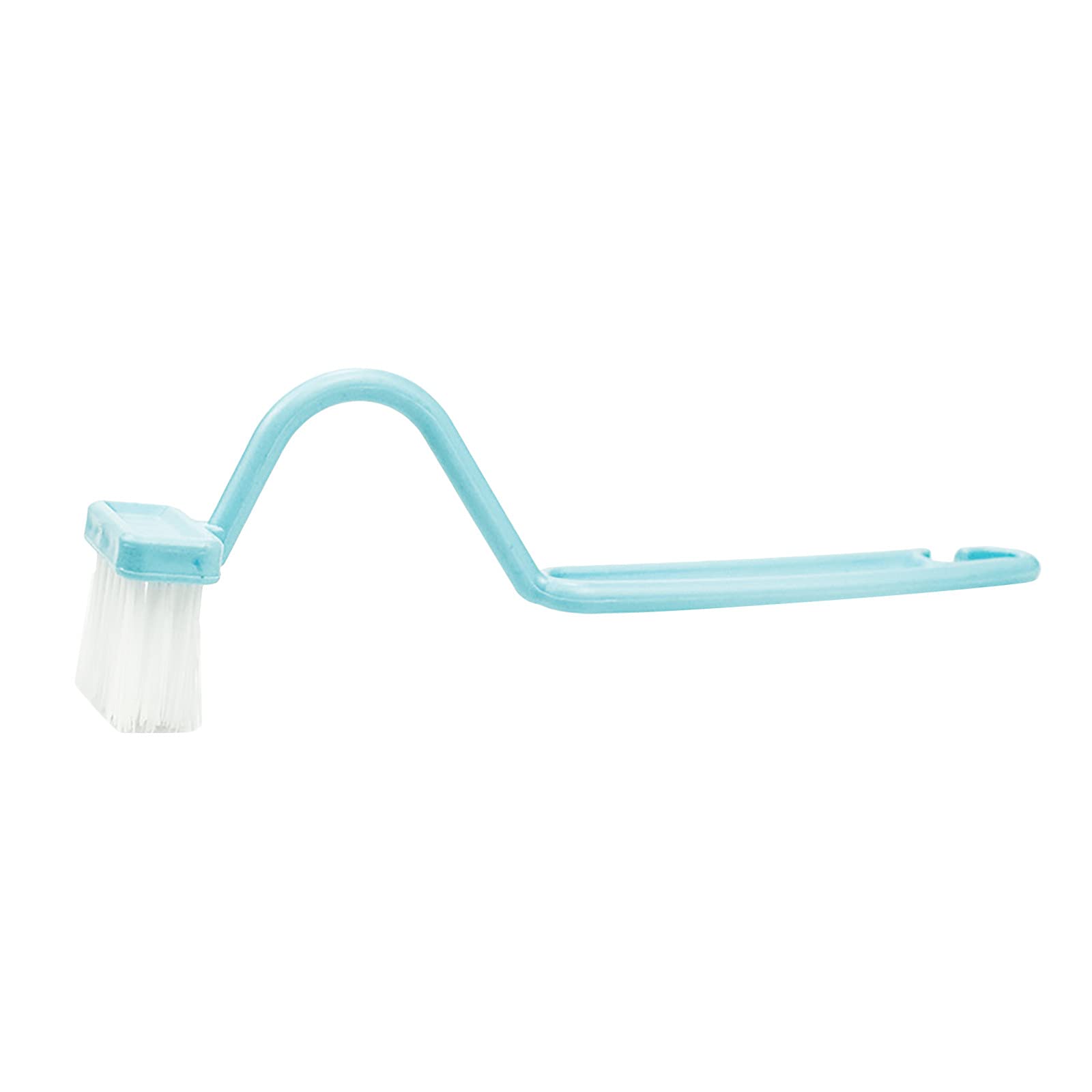 Large Capacity Dish Soap & Toilet Cleaning Brush Set with Curved V-Shaped Handle - Heavy Duty Plastic Scrubber for Kitchen Sink, Bathroom, and Sanitary Cleaning