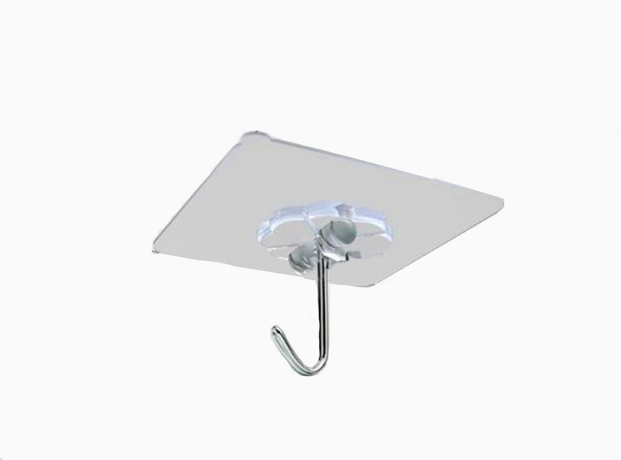 KK5 Heavy Duty Adhesive Wall Hooks - 22lbs Stainless Steel Sticky Hangers for Kitchen, Living Room, Bedroom & Dorm - 12 Pack (Upgraded) - Perfect for Organizing Towels, Keys, Decor & More