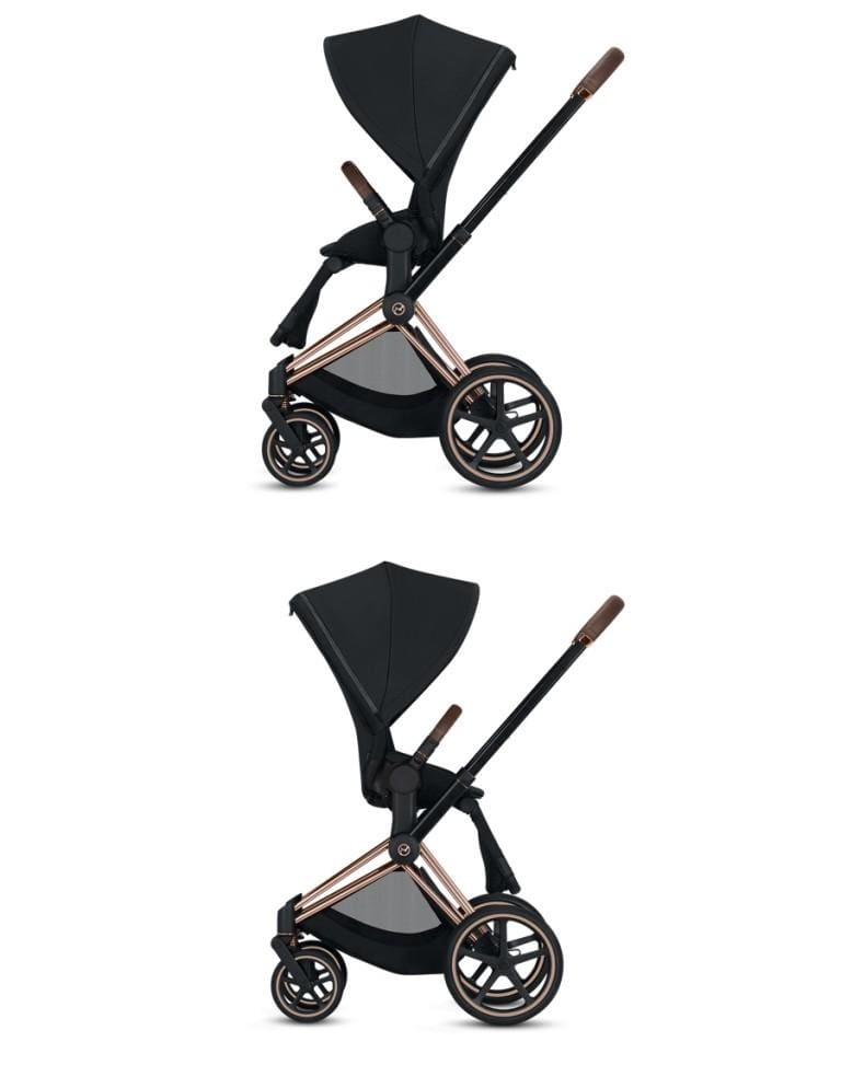 Cybex Priam3 2021/2022 Stroller with Matte Black Base - Premium Baby Stroller for Urban Walking, Shopping & Travel