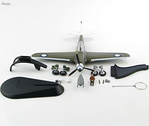 Hobby Master 1/72 Scale P-40N Black Magic Diecast Aircraft Model - 78 Sqn RAAF, Morotai 1945 - Collectible WWII Warbird for Display & Aviation Enthusiasts