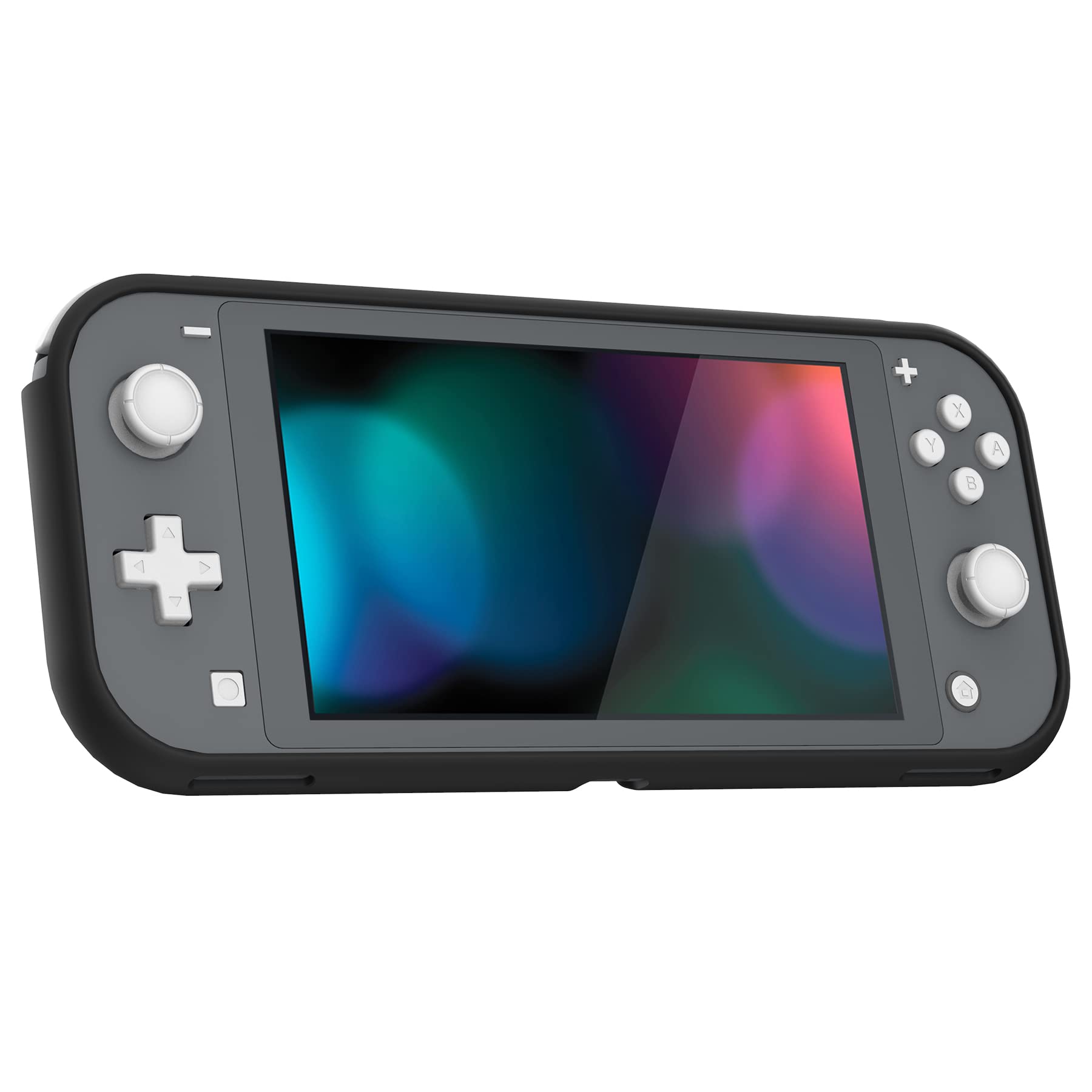 PlayVital Blue Nebula Custom Protective Case for Nintendo Switch Lite - Soft TPU Slim Shockproof Cover with Anti-Slip Grip | Perfect for Gaming, Travel & Everyday Use