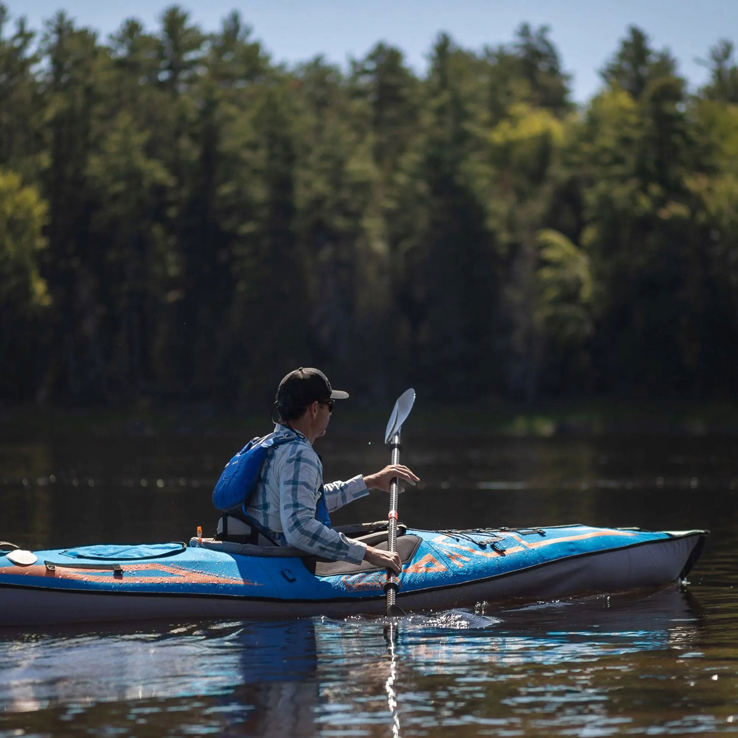AdvancedFrame Expedition Elite Inflatable Kayak - Lightweight & Portable for Outdoor Adventures - Perfect for Lakes, Rivers & Camping Trips