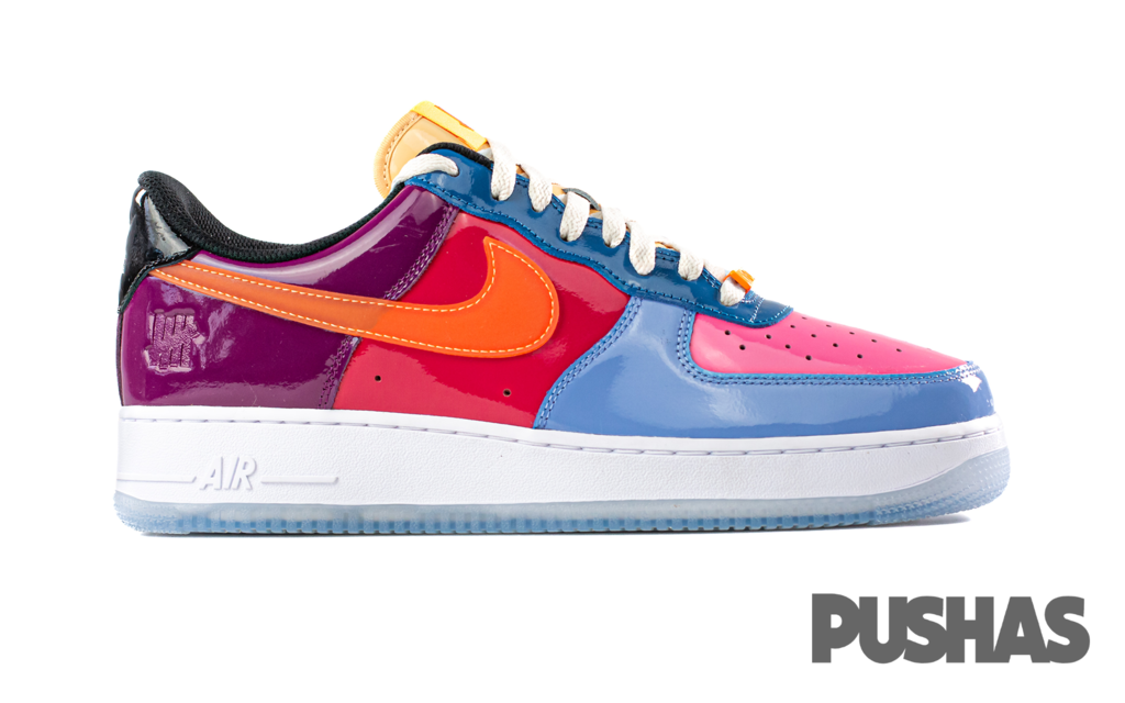 Nike Air Force 1 Low SP x Undefeated 'Multi Patent Total Orange' Sneakers (2022) - Men's Basketball Shoes for Streetwear & Casual Outfits