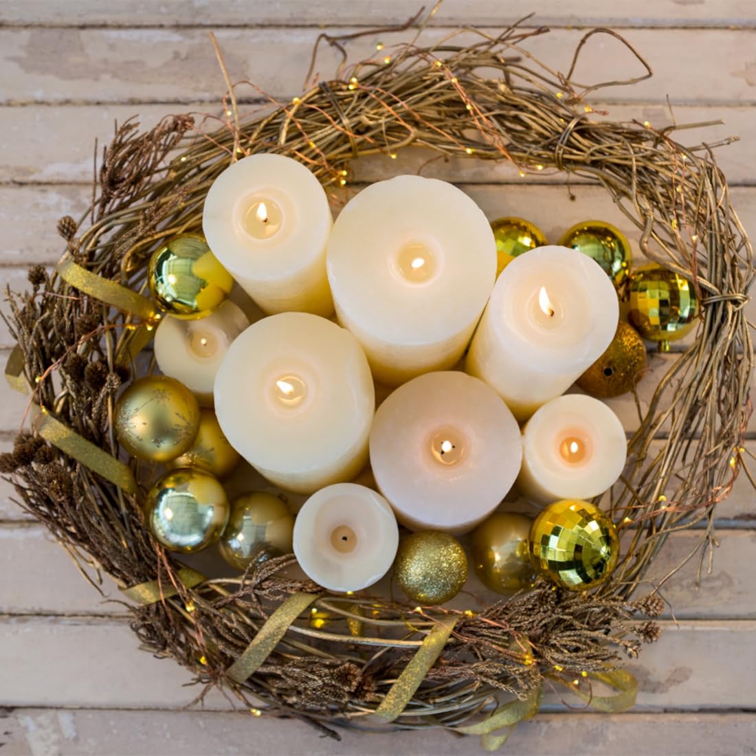 3x6 Inch Unscented Pillar Candles - 3 Pack for Home, Wedding & Emergency Use