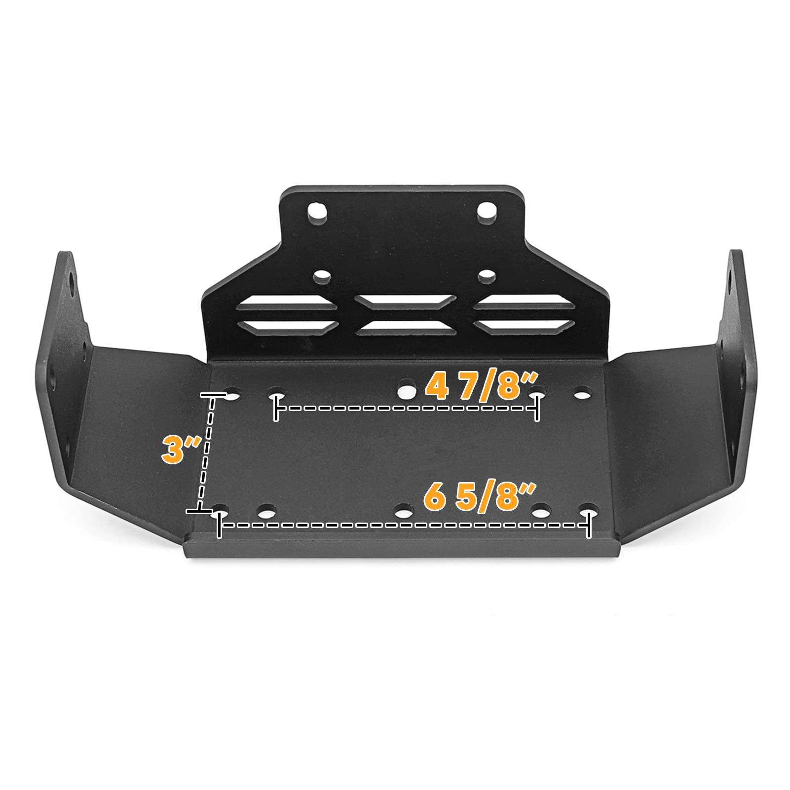 **Dasen Winch Mounting Bracket Plate Kit for Honda Pioneer 500 & 520 (2015-2025) - Heavy-Duty Off-Road Accessory for ATV & UTV Trail Riding**