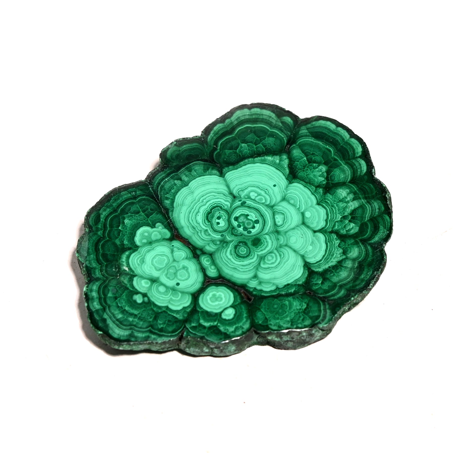 Natural Malachite Slab - Premium Polished Green Stone for Jewelry Making, Home Decor & Crystal Healing | Perfect for DIY Crafts, Meditation & Gifts