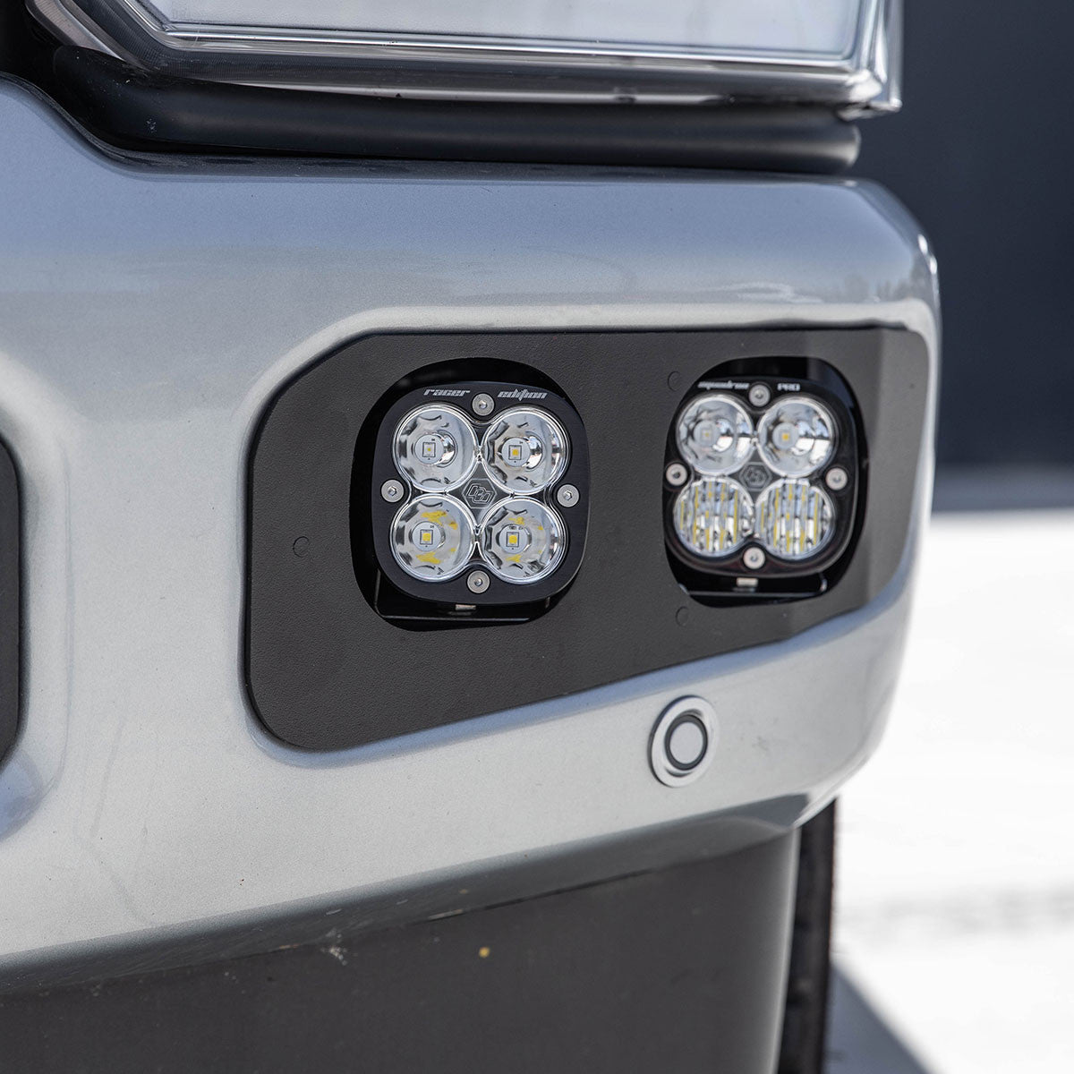 2023 Ford F250 F350 Squadron Racer & Pro Unlimited LED Dual Fog Light Kit - Off-Road Driving, Night Adventure & Truck Customization Accessories
