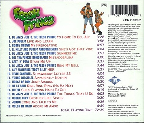 Fresh Prince of Bel-Air TV Show Soundtrack (OST) - Best 90s Hip Hop & R&B Music for Parties, Workouts, and Relaxation