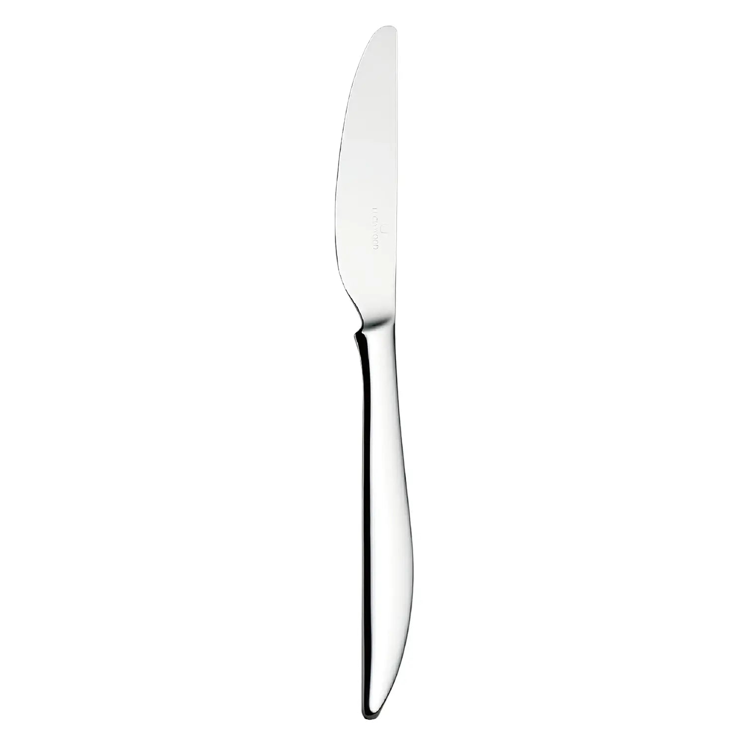 Premium Luckywood Marille Stainless Steel Serrated Dessert Knife - Perfect for Cutting Cakes, Pies, Fruits & Pastries - Elegant Kitchen & Dining Essential