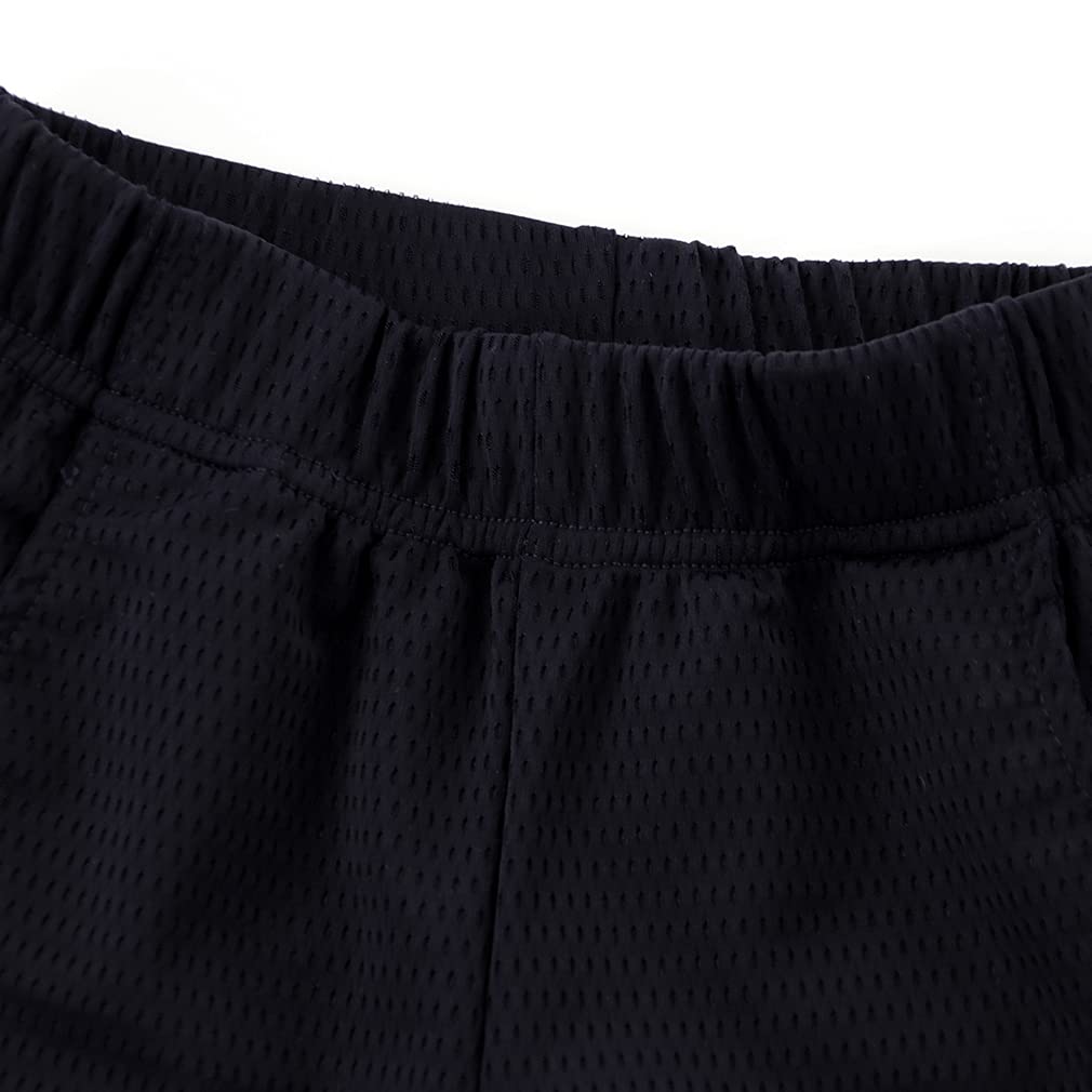 KISBINI Boys' Camo Athletic Shorts with Pockets - Breathable Sports Shorts for Running, Basketball & Outdoor Activities