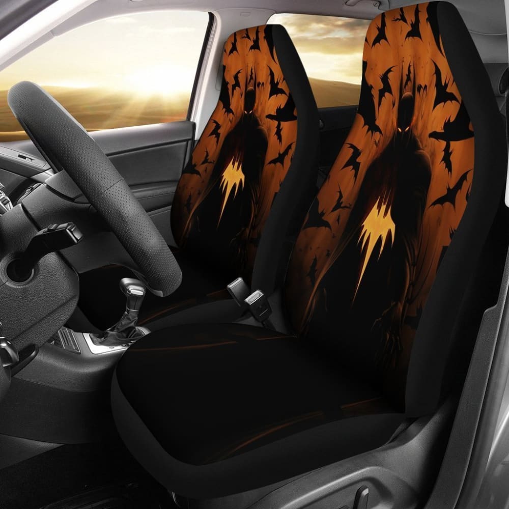 Batman DC Comics Car Seat Covers - Superhero Themed Universal Fit for Sedan, SUV, Truck - Perfect for Movie Fans, Gift Ideas & Road Trips