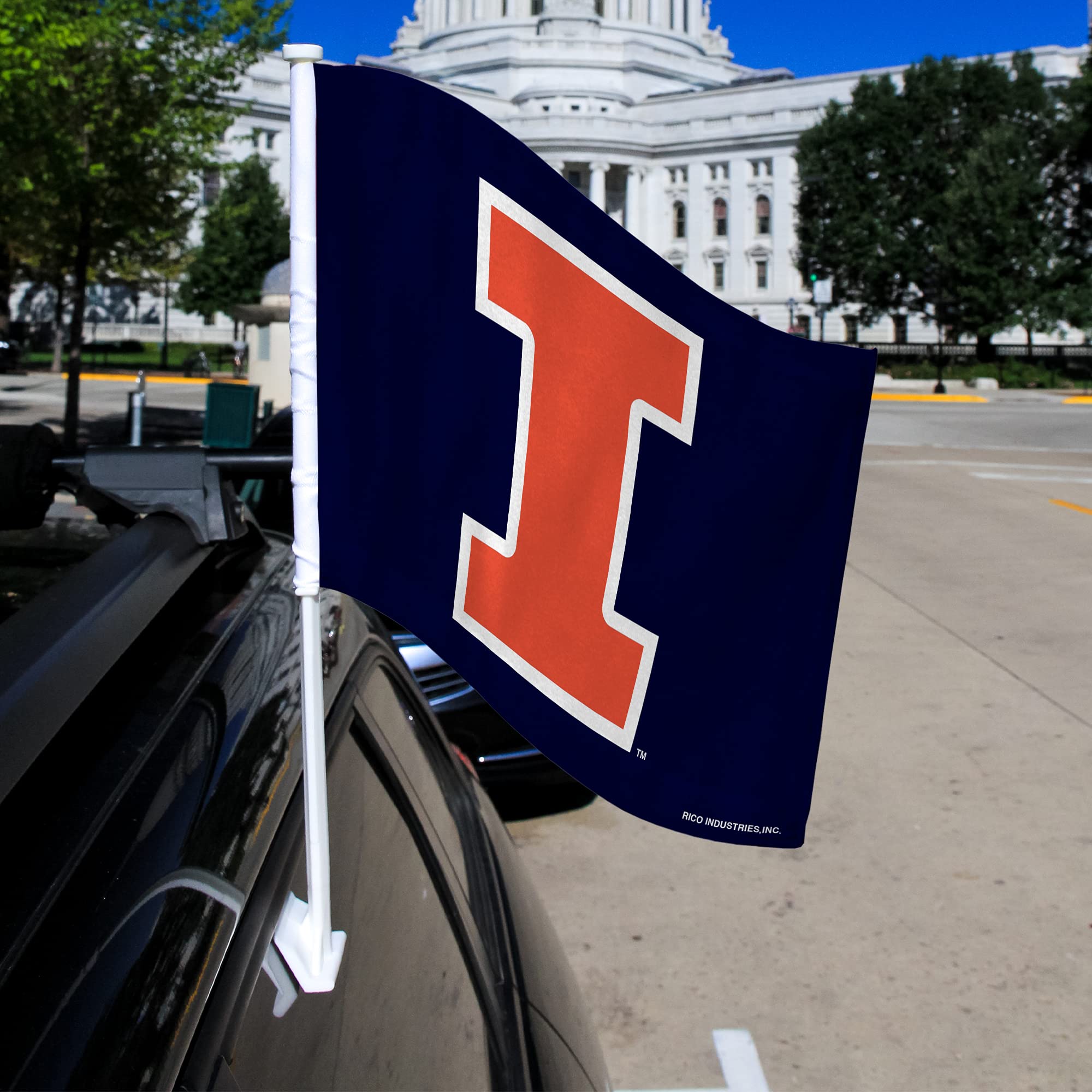 NCAA Double Sided Car Flag - Team Spirit Accessory for Game Day