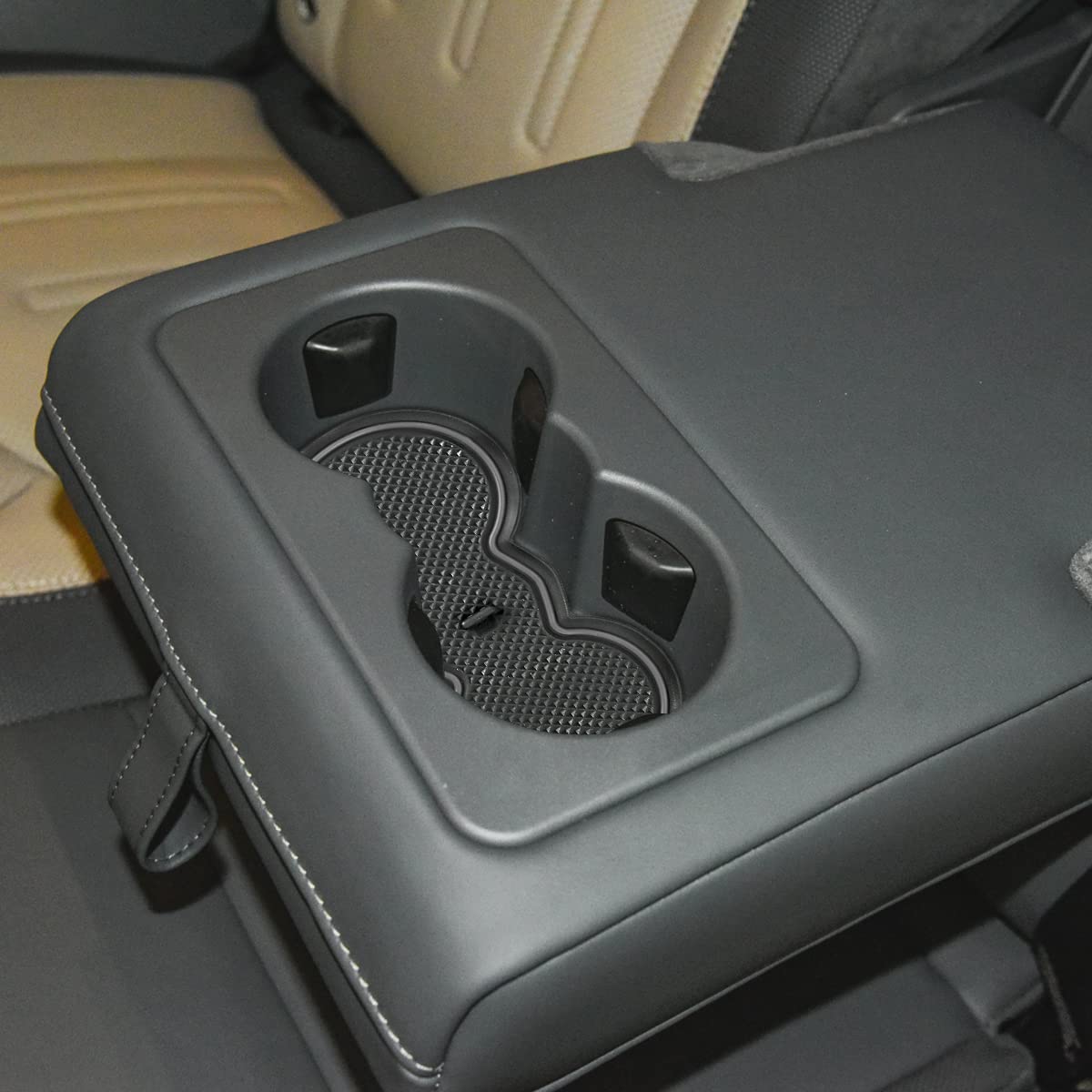 Premium Anti-Dust Cup Holder Liners for Land Rover Defender 110 (2020-2023) - Custom Fit Door Pocket & Center Console Mats - 20pc Gray Interior Accessories - Perfect for Off-Roading, Camping & Daily Commute