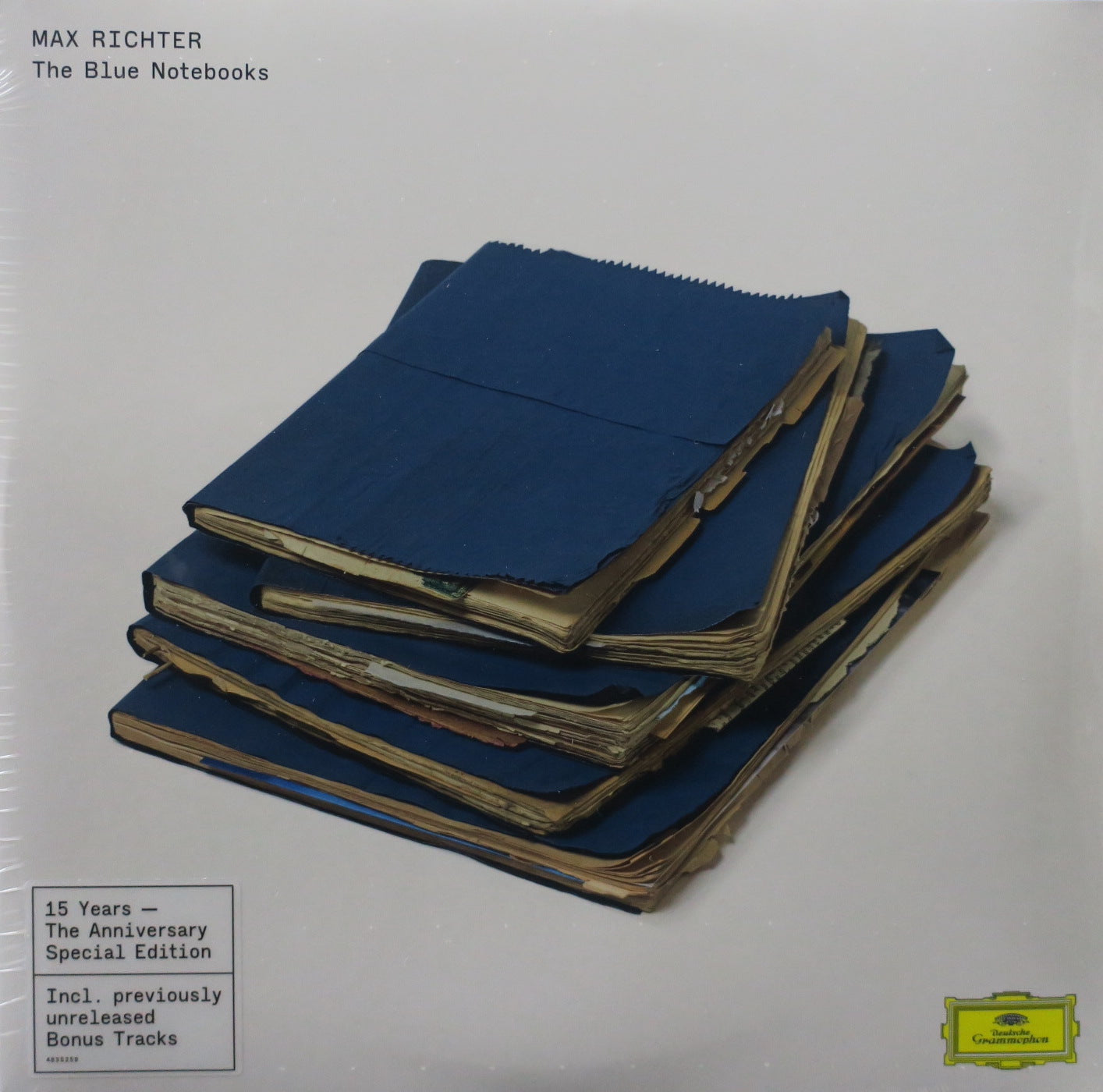 MAX RICHTER 'Blue Notebooks' 15th Anniversary Edition Vinyl 2LP Record - Limited Edition Collector's Item for Audiophiles & Music Lovers - Perfect for Home Listening, Gifts & Vinyl Collections