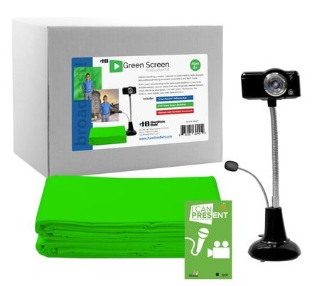 Professional HamiltonBuhl Green Screen Kit for Video Production - Perfect for YouTube, Live Streaming & Virtual Backgrounds
