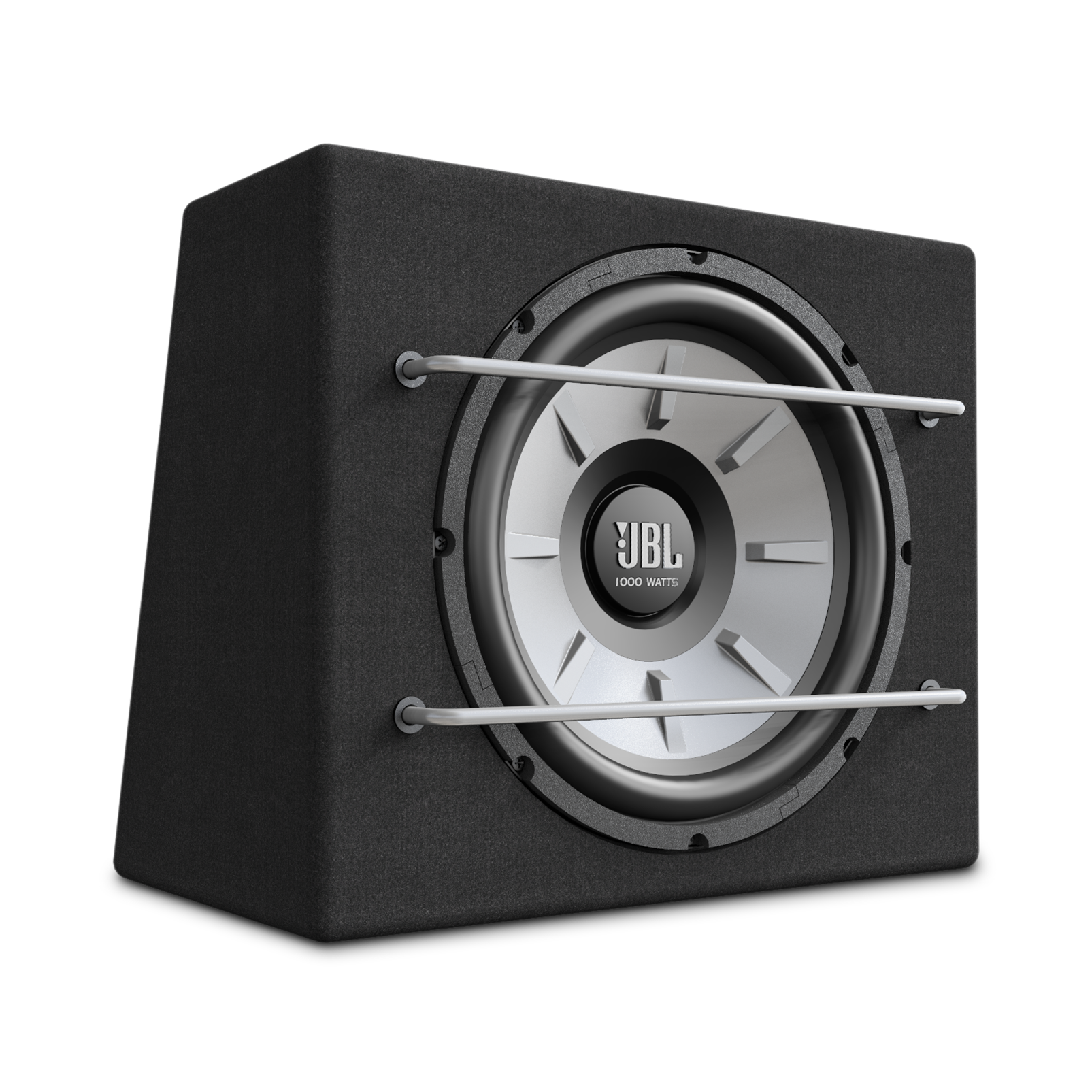 JBL STAGE1200B 12-Inch Loaded Sealed Subwoofer Enclosure - High Performance Car Audio Bass System for Trucks, SUVs & Home Theater Setups