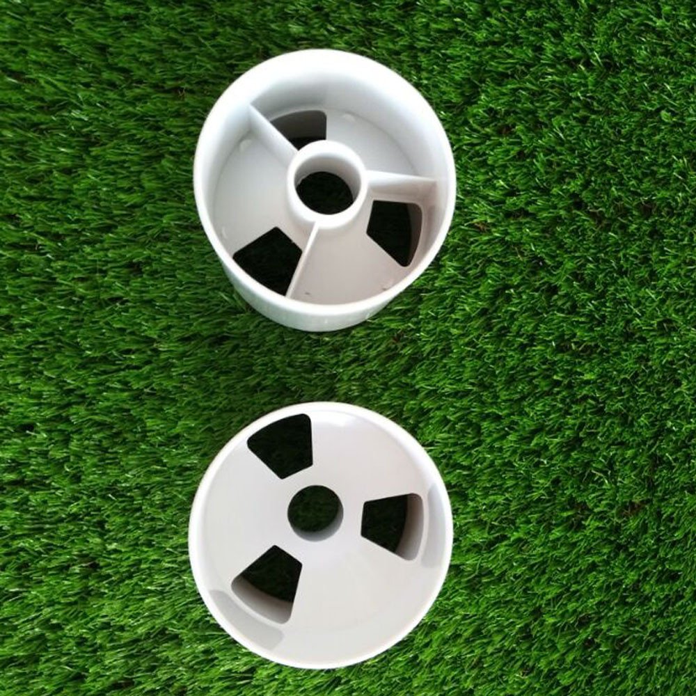 Premium Golf Putting Flagstick for Outdoor & Backyard Practice - White Plastic Cup Hole Flag Pole for Golf Greens & Sports Training - Perfect for Home, Driving Range & Tournament Use
