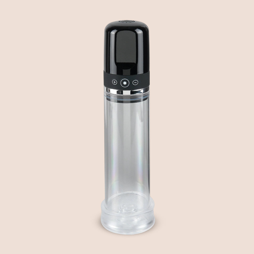 Pump Worx Rechargeable Automatic Vacuum Penis Pump with TPR Inner Sleeve - Discreet Male Enhancement Device for Improved Performance & Confidence - Perfect for Home Use, Couples Intimacy & Personal Wellness