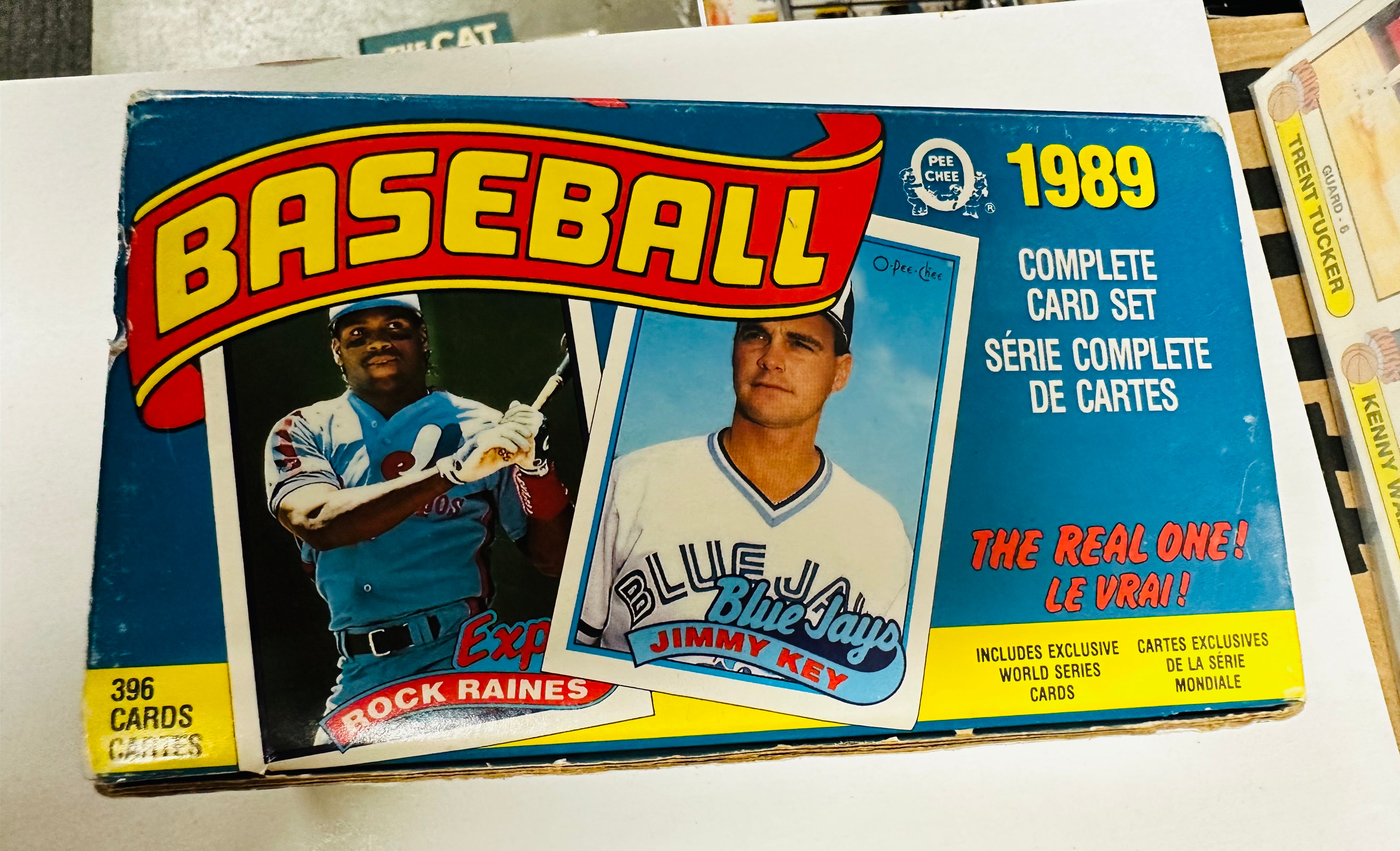 1989 OPC Canadian Version Rare Baseball Factory Cards Set - Complete Collection for Collectors & Sports Fans - Perfect for Display, Trading & Nostalgic Memorabilia