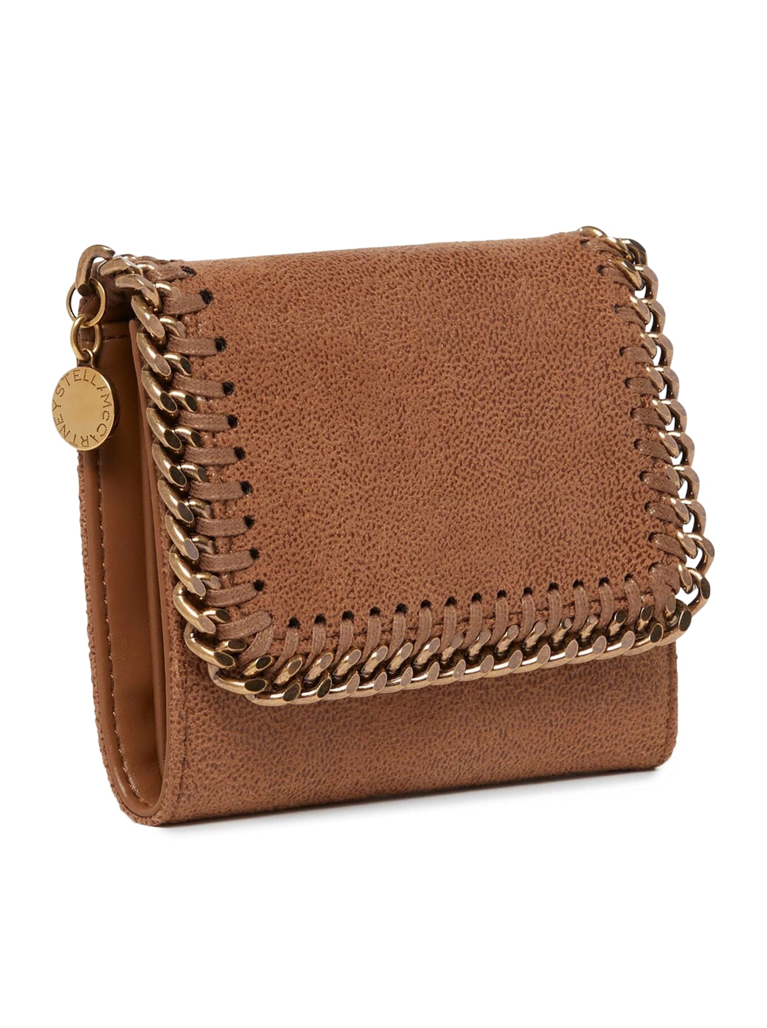 Falabella Small Flap Wallet for Women - Genuine Leather Crossbody Bag with Chain Strap - Perfect for Everyday Use, Travel & Night Out