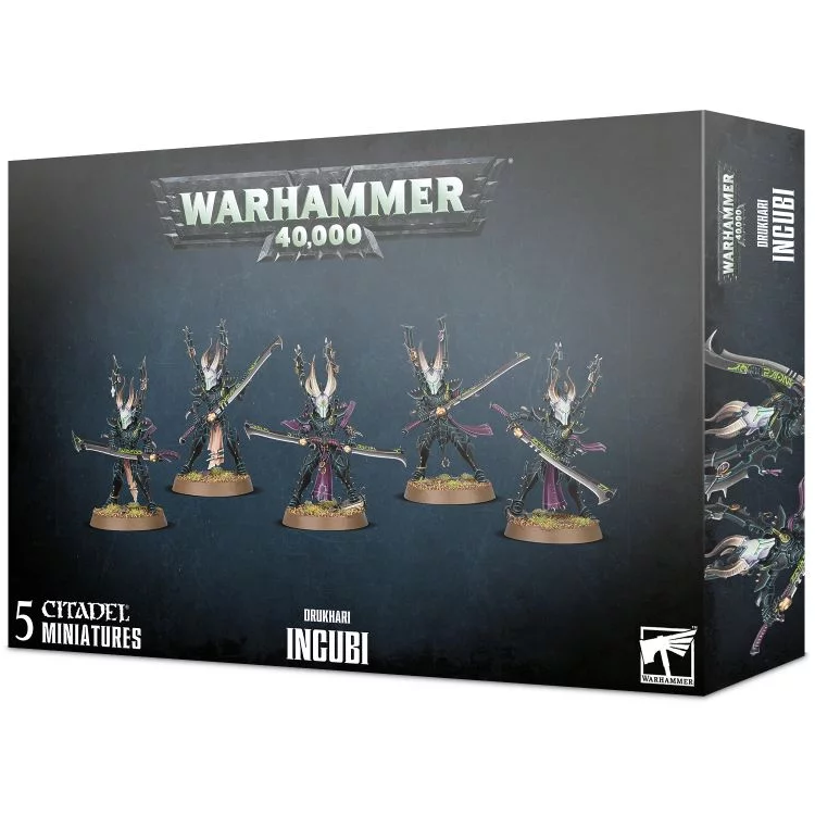 Drukhari Incubi Warhammer 40K Miniatures - Dark Eldar Elite Warriors for Tabletop Gaming & Collecting | Perfect for Wargaming, Painting, and Display