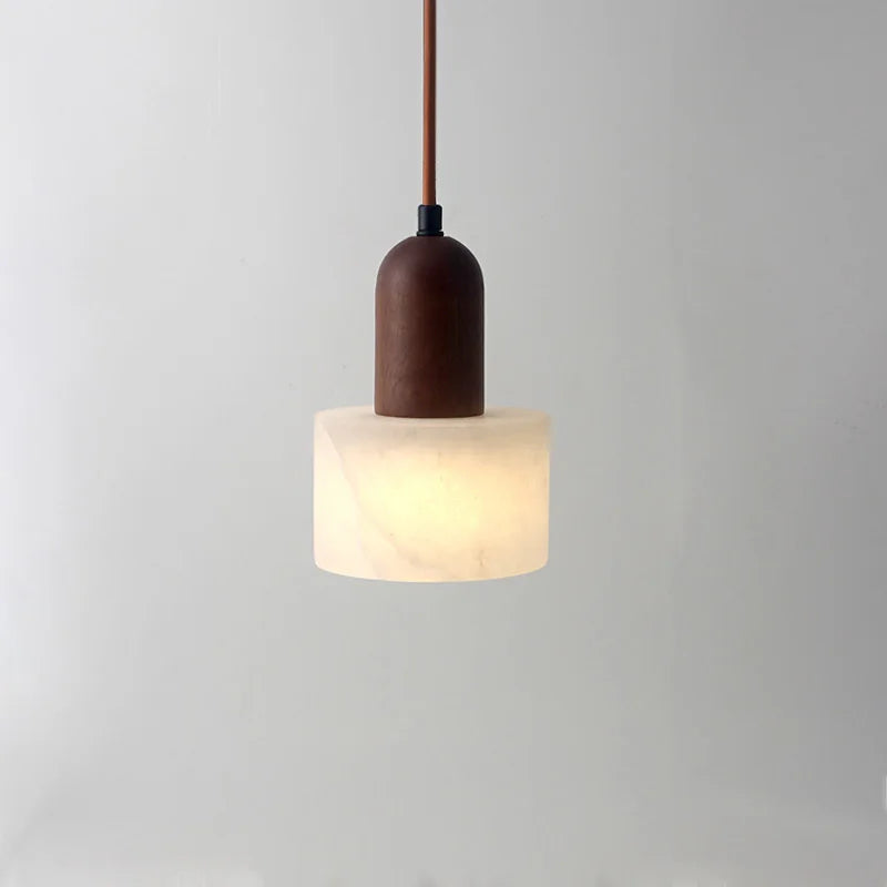 Serenity Modern Marble Pendant Light - Elegant Hanging Chandelier for Dining Room, Kitchen Island & Bedroom Decor
