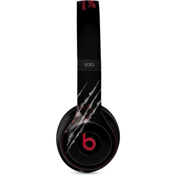 Officially Licensed Beats Solo 3 Wireless Skin - Freddy Krueger Nightmare on Elm Street Slash Design | Protective Vinyl Decal for Headphones | Perfect for Halloween, Horror Fans & Music Lovers
