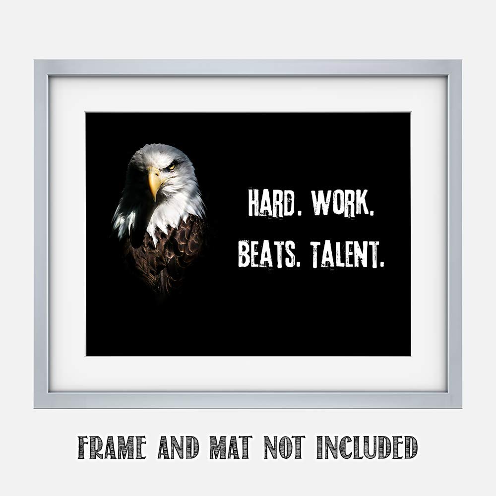 TJ Originals - Buddhist Inspirational Wall Art Print 'Do Not Dwell in the Past' | 11x14 Unframed Spiritual Decor for Home & Office | Zen Meditation Room Decor | Printed in USA (American Eagle) | Perfect for Living Room, Bedroom & Yoga Studio