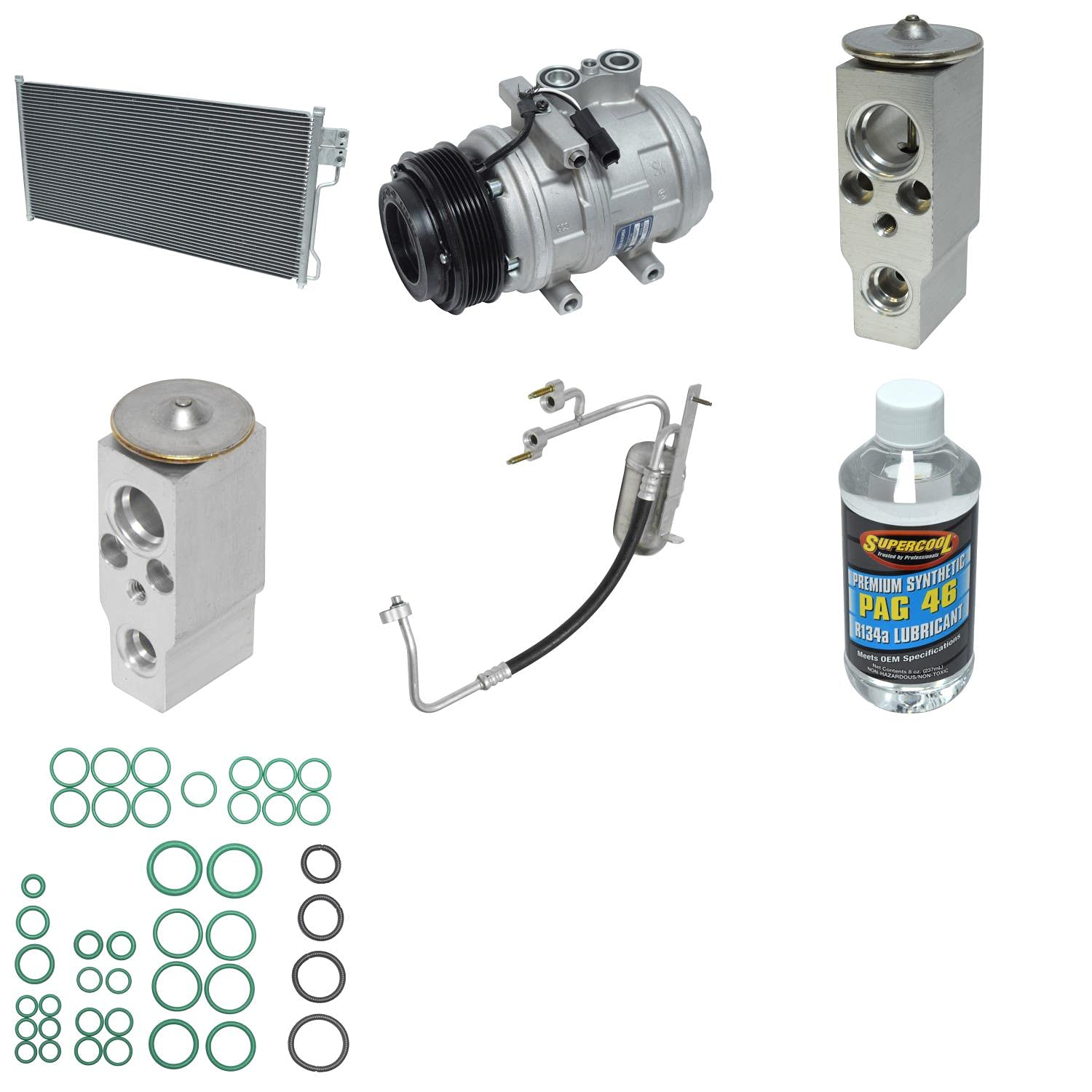 New A/C Compressor & Component Kit for Lincoln Navigator - High-Performance Cooling System Replacement - Perfect for Summer Road Trips & Off-Road Adventures