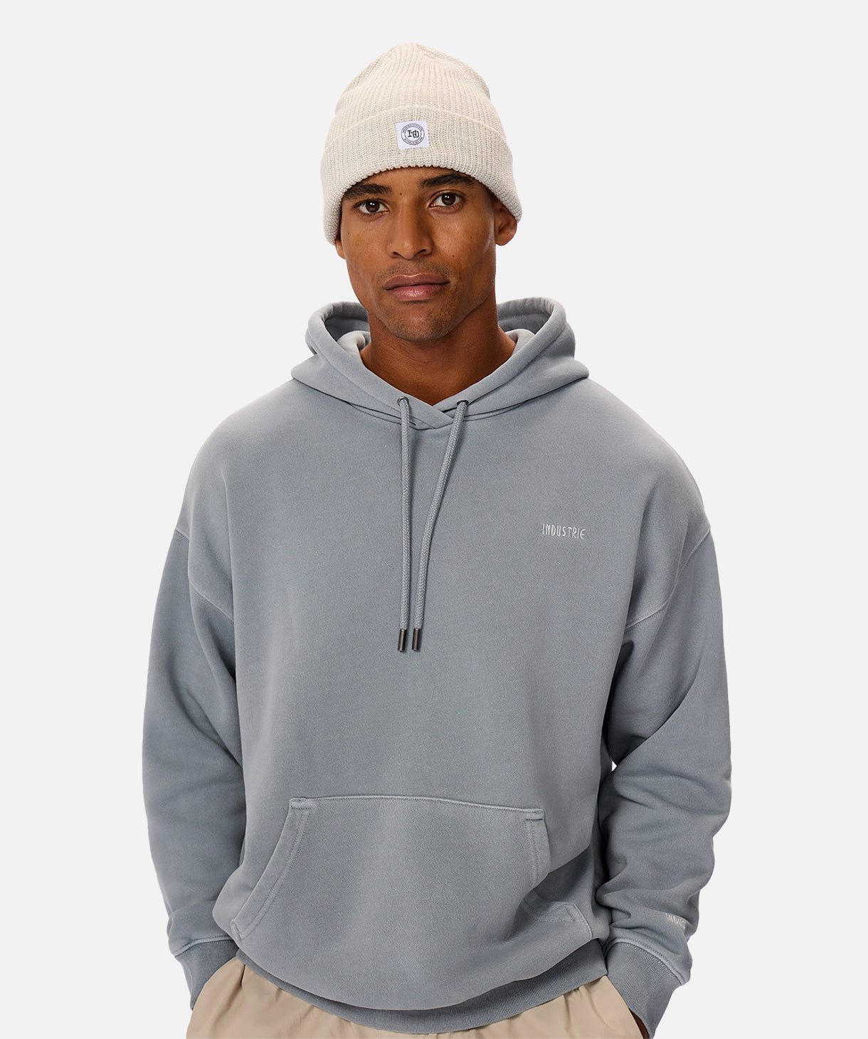 The Del Sur Washed Hoodie - Soft Cotton Pullover for Men & Women | Lake Blue | Casual Streetwear, Loungewear & Outdoor Activities