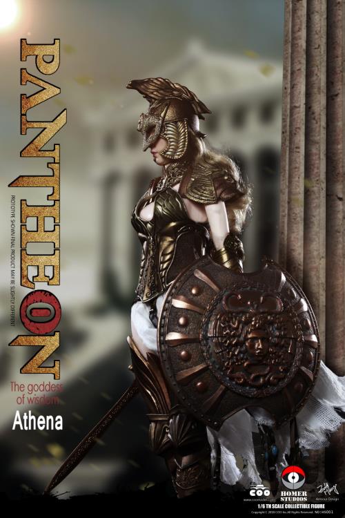COO Model 1/6 Scale Pantheon Athena Goddess of Wisdom Collectible Figure - Perfect for Anime Fans, Mythology Enthusiasts & Home Decor Display