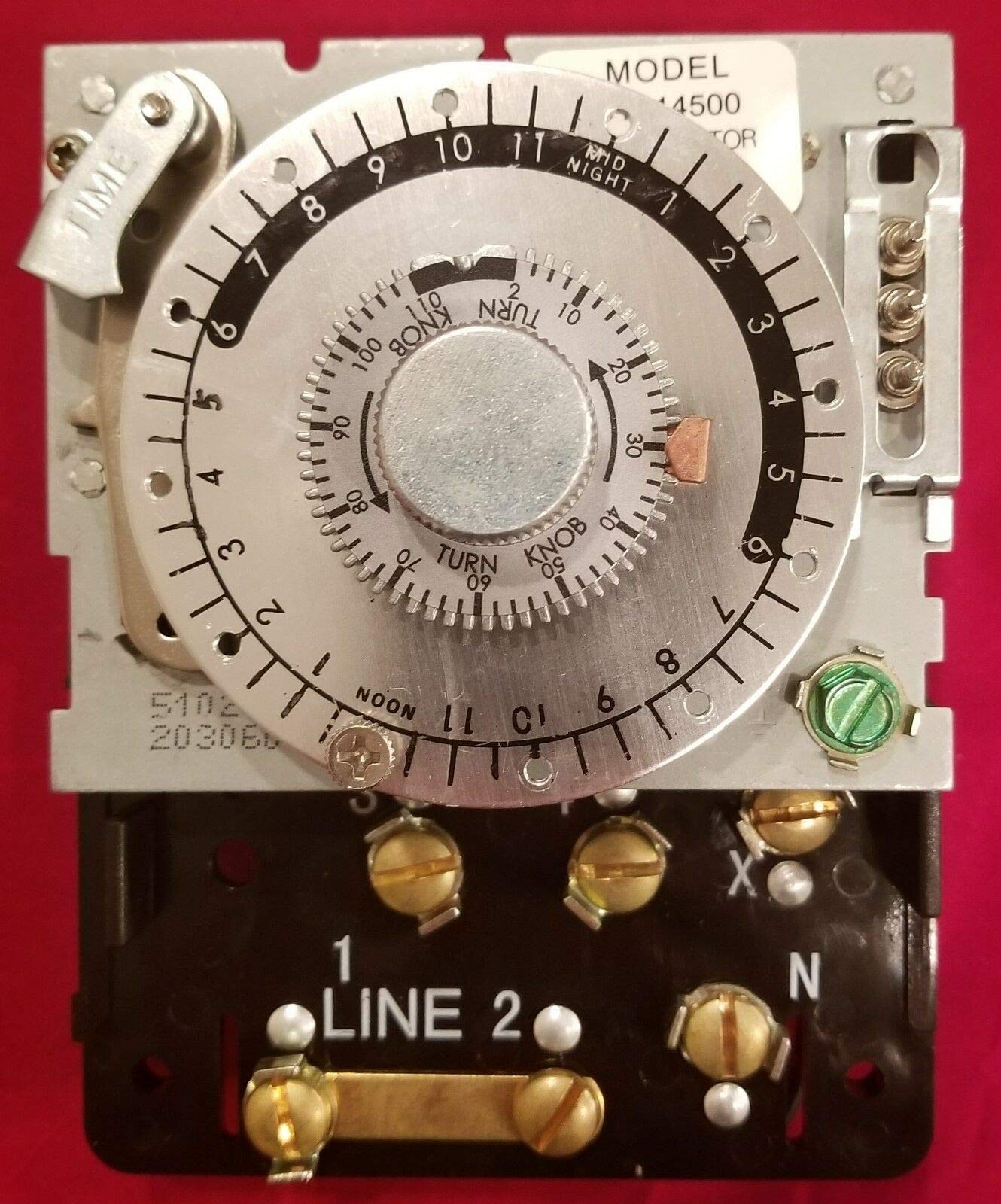 DT814500 Refrigeration Defrost Timer 120V - Replacement for Paragon 8145-00 - Compatible with Commercial Freezers, Walk-In Coolers & Ice Machines - Durable HVAC Component for Restaurant & Grocery Store Maintenance