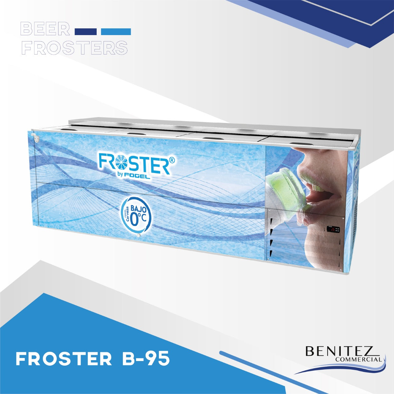 BEER FROSTERS B 95 - Premium Beer Chilling Sticks for Faster Cooling - Perfect for Parties, BBQs, and Outdoor Events