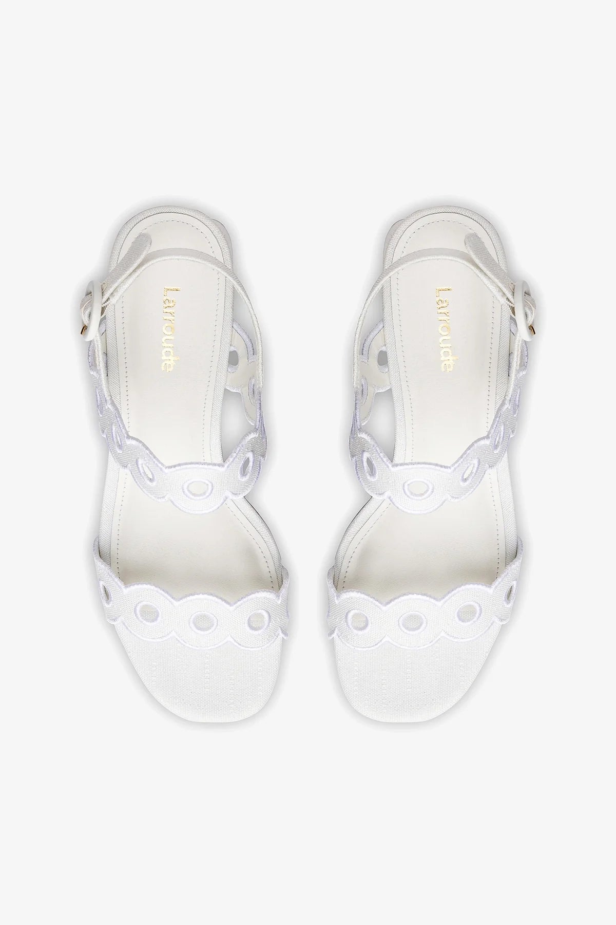 Florence White Raffia Broderie Sandals for Women - Comfortable Summer Beach Walking Shoes, Perfect for Vacation, Wedding, and Outdoor Activities