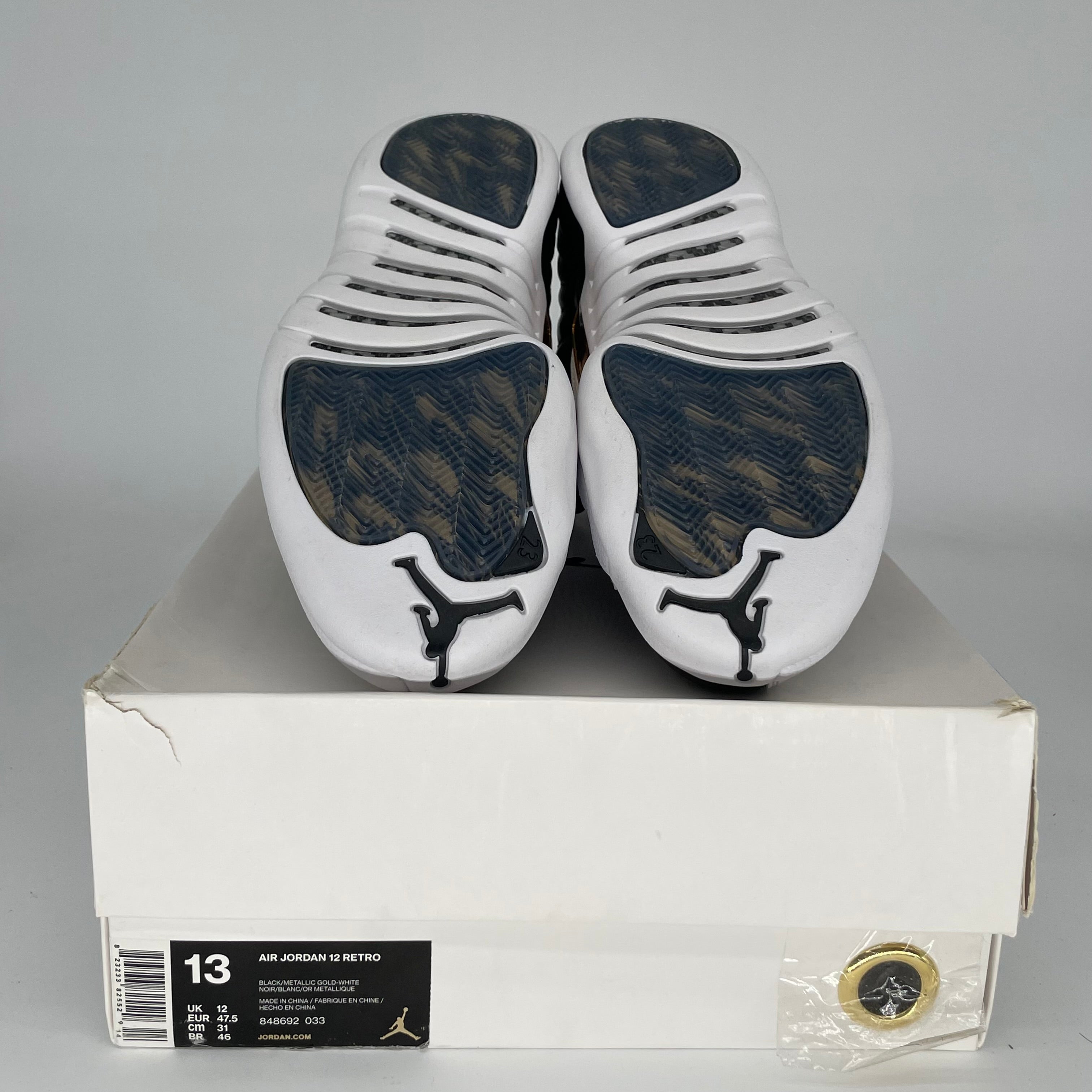 AIR JORDAN 12 WINGS Basketball Shoes - Size 13 (848692-033) - Authentic Retro Sneakers for Men, Perfect for Basketball Games, Streetwear & Sneaker Collection