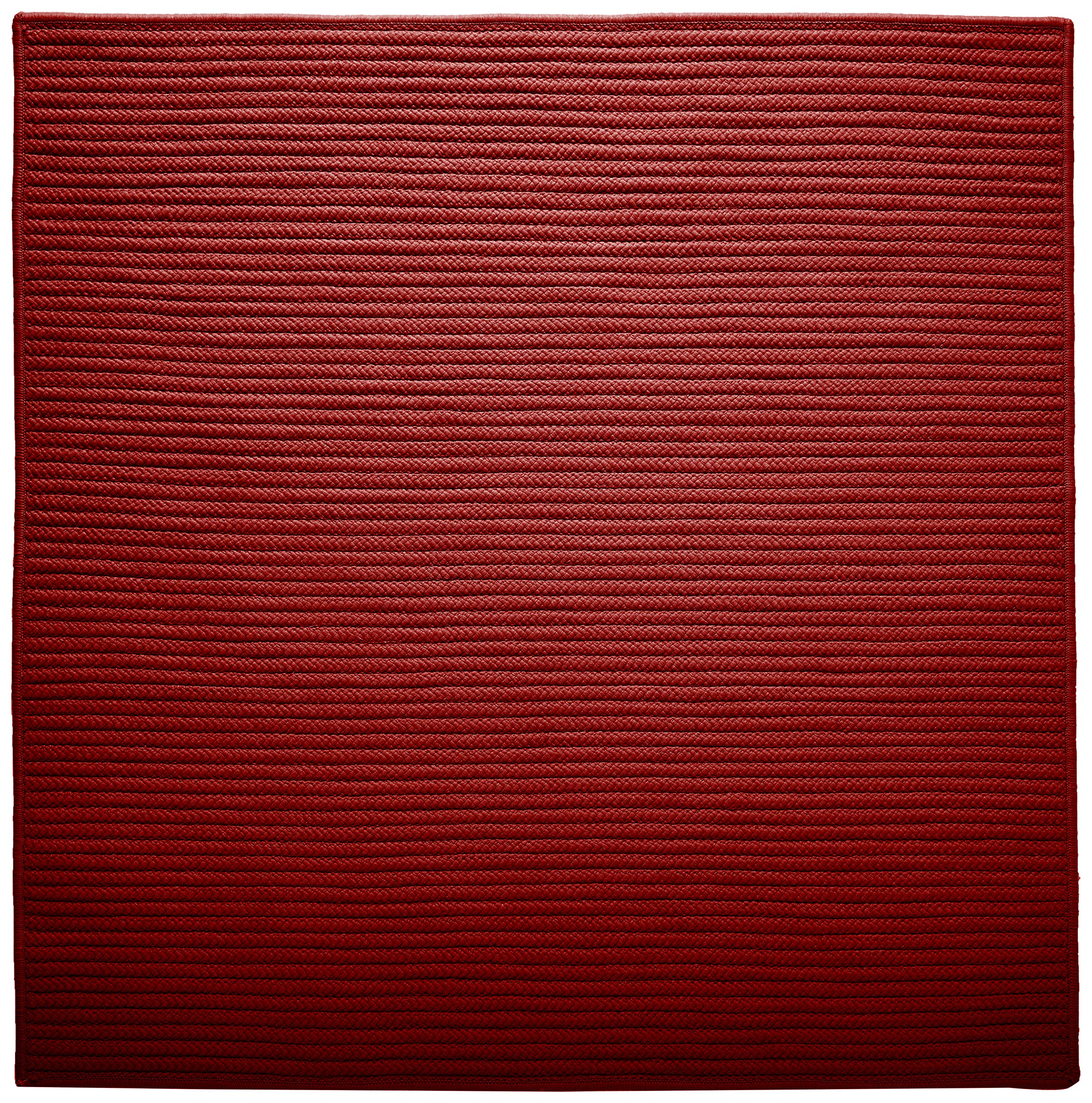 Simply Home Solid Color Area Rug 12x12 Feet, Sangria Red - Perfect for Living Room, Bedroom, and Office Decor