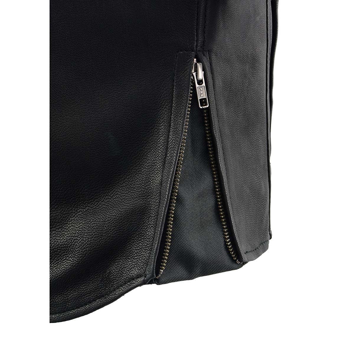 Milwaukee Leather ML1408 Men's Black 'Savage' Sporty Crossover Leather Jacket - Premium Biker & Casual Wear for Motorcycle Riders & Fashion Enthusiasts