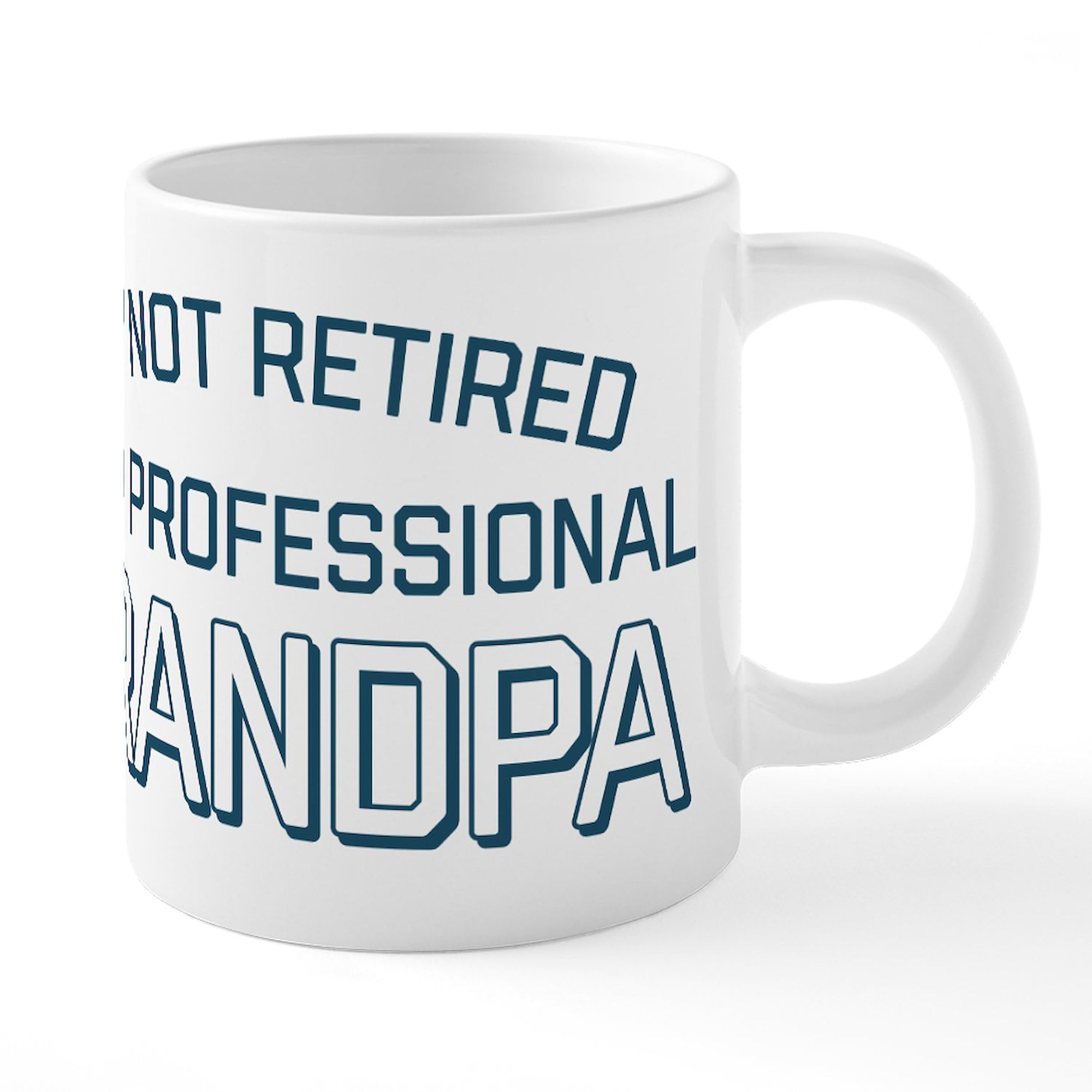 Professional Grandpa 20 oz Ceramic Coffee Mega Mug - Large Insulated Coffee Cup for Home, Office & Gifts - Perfect for Tea, Hot Chocolate & Morning Brews