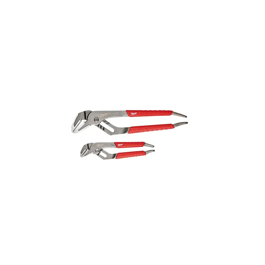 6 & 10 Inch Comfort Grip Straight Jaw Pliers Set - Professional Tool Kit for DIY, Home Repair, and Electrical Work