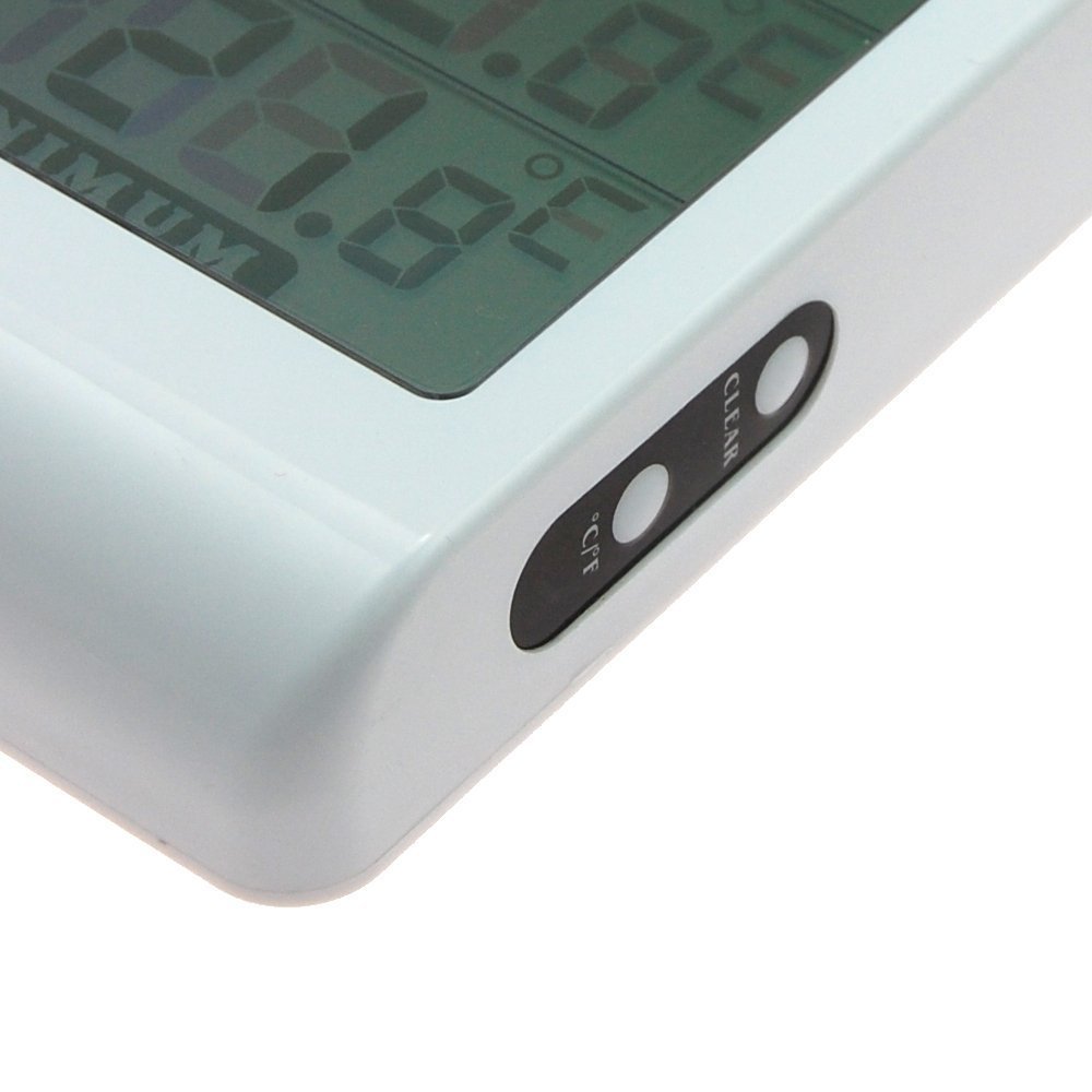 Brannan Digital Max Min Greenhouse Thermometer - Accurate Temperature Monitor for Greenhouse, Garden, or Home Use - Wall Mounted Hygrometer for Indoor/Outdoor Plants - Perfect for Greenhouses, Nurseries, and Home Gardening