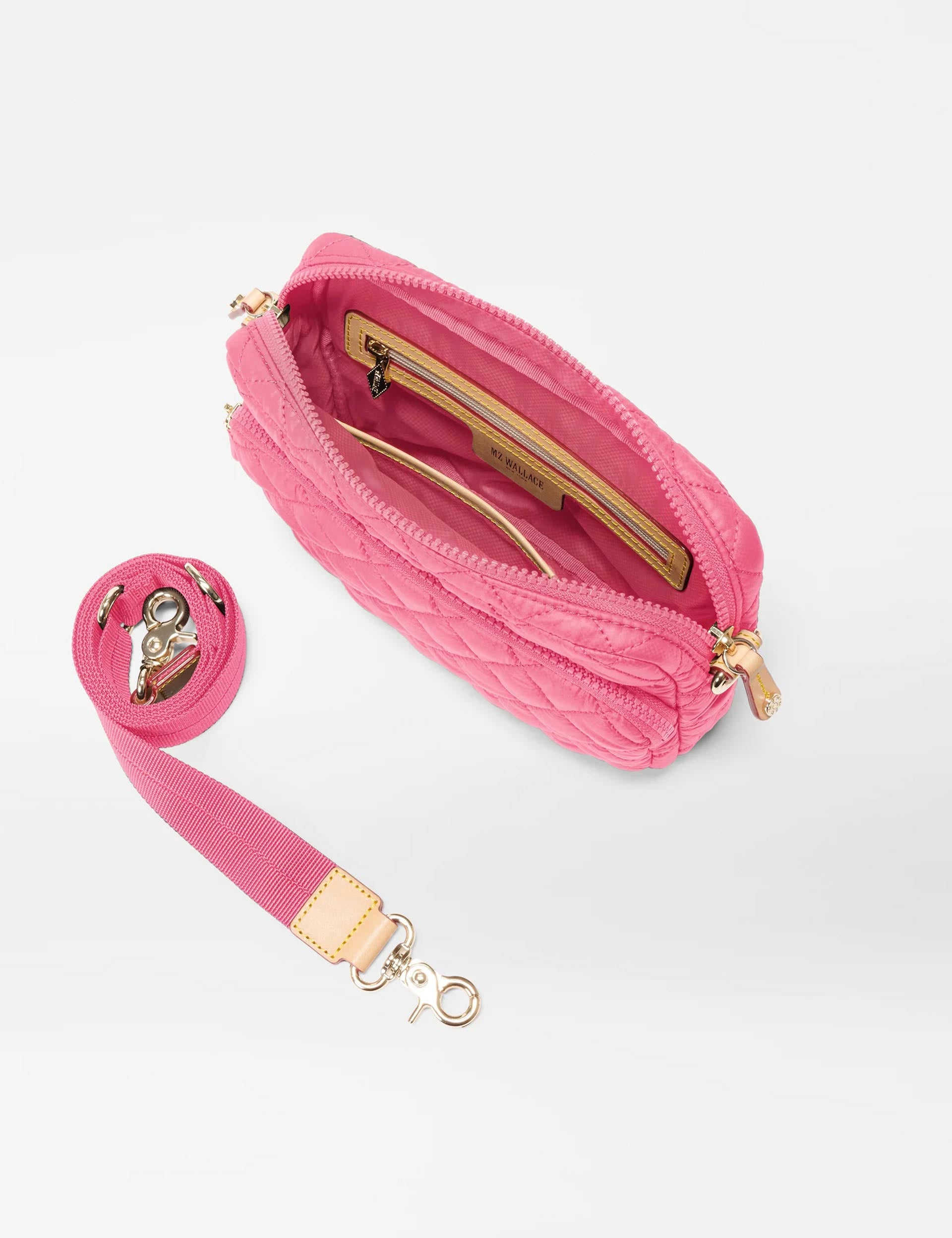 Small Metro Camera Bag for Women & Men - Stylish Flamingo Print Crossbody Bag | Perfect for Travel, Photography & Everyday Use