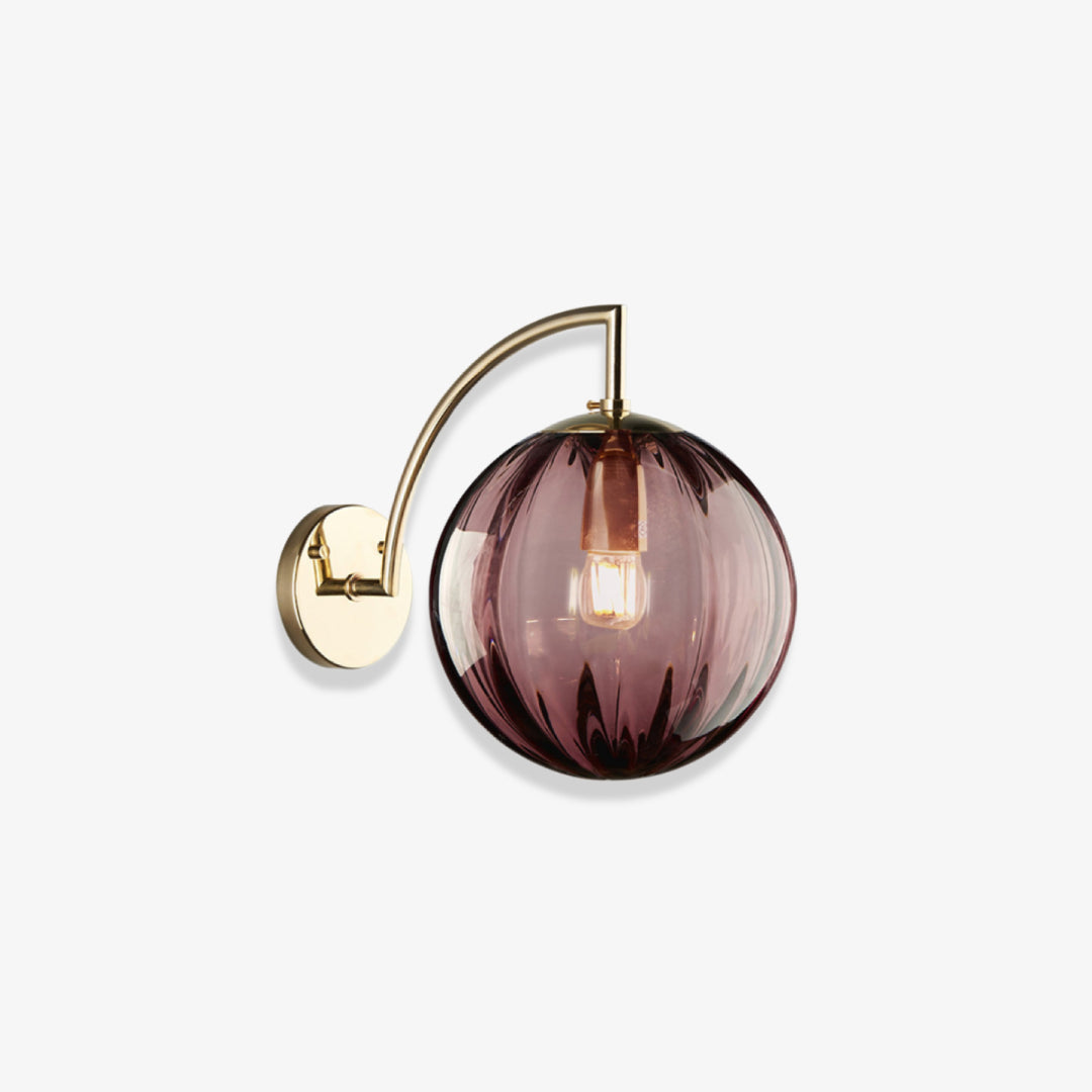 Nordic Glass Bulb Wall Lamp - Modern Minimalist Lighting Fixture for Living Room, Bedroom, and Hallway - Perfect for Home Decor and Ambient Lighting