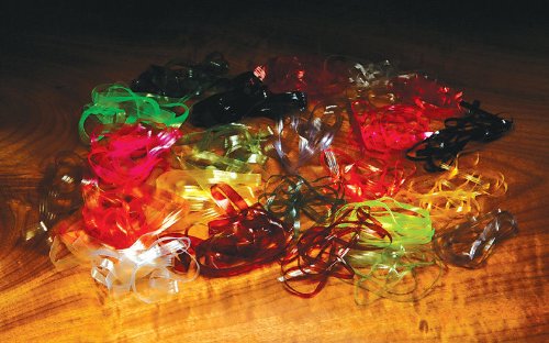 Hareline Scud Back 1/8 Orange Fly Tying Material - Premium Fly Fishing Supplies for Trout, Bass & Panfish - Perfect for Streams, Rivers & Lakes