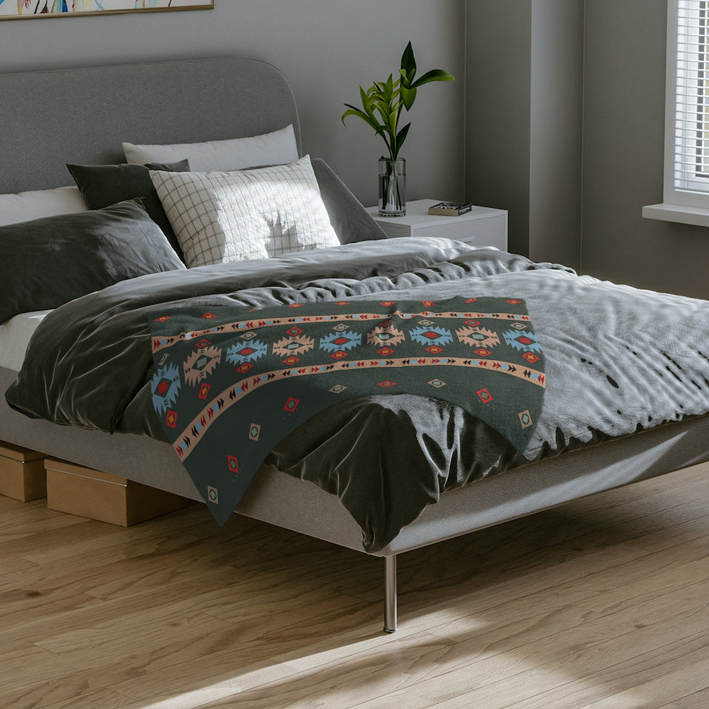 Cadillac Creek Velveteen Minky Blanket - Soft Polyester Throw Blanket for Baby, Kids & Adults - One-Sided Print - 3 Sizes (50x60, 60x80, 72x90 Inches) - Perfect for Nursery, Bedroom, Sofa & Gift Giving