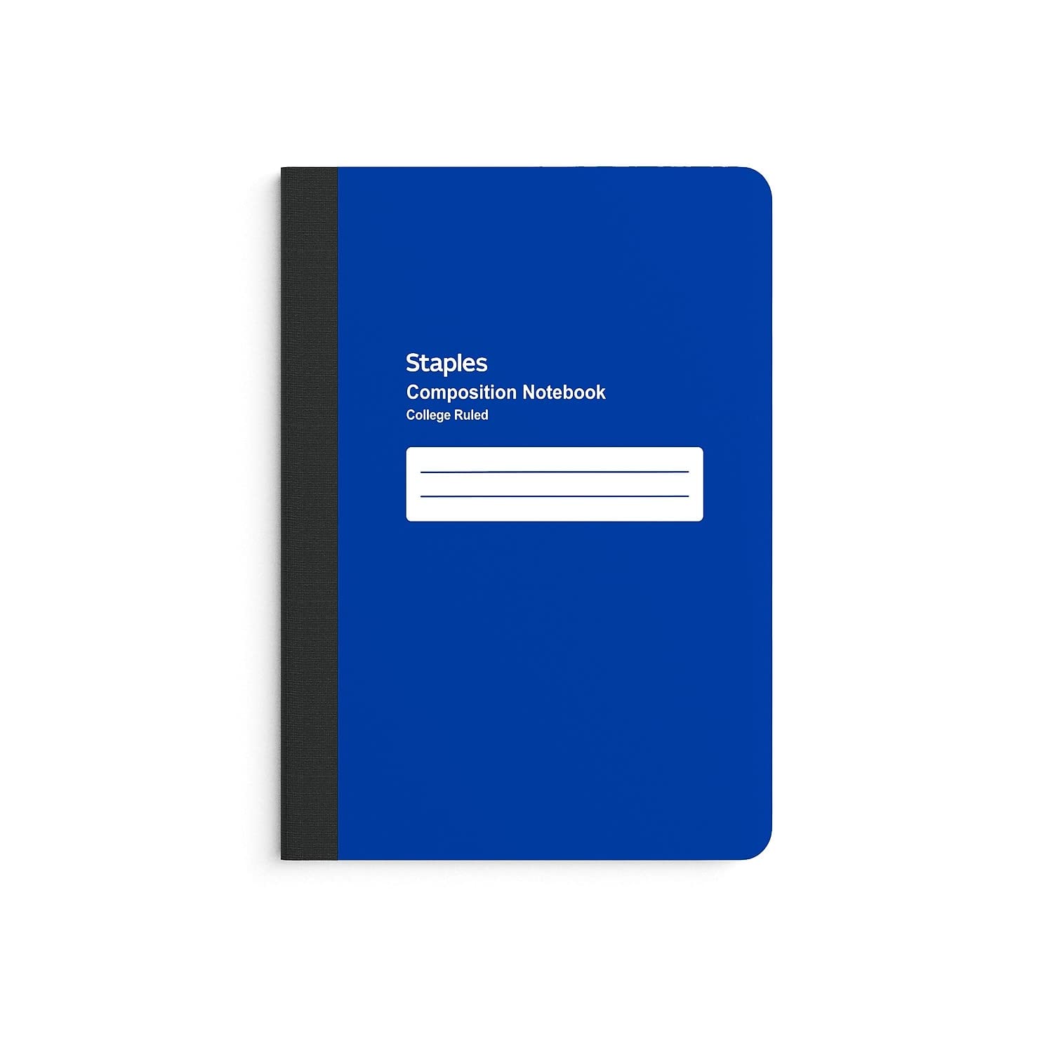 Staples 167628 Mini Composition Notebook - 5x7 Inches, College Ruled, 80 Sheets, Blue - Perfect for School, Office & Travel Note Taking