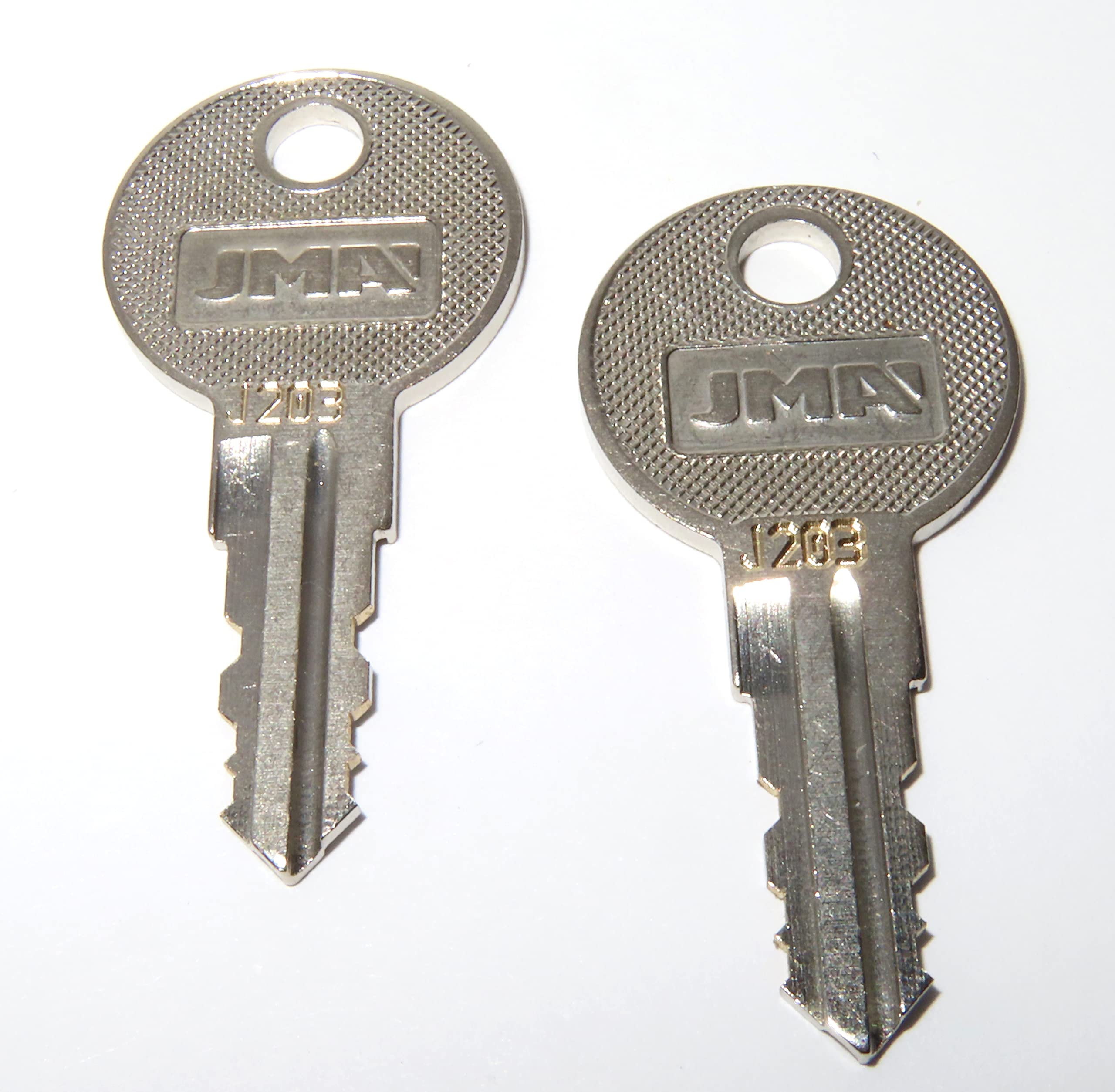 J203 Tool Box Replacement Keys (2-Pack) - Compatible with Tool Box Locks - Secure Your Tool Storage for Home, Garage & Workshop